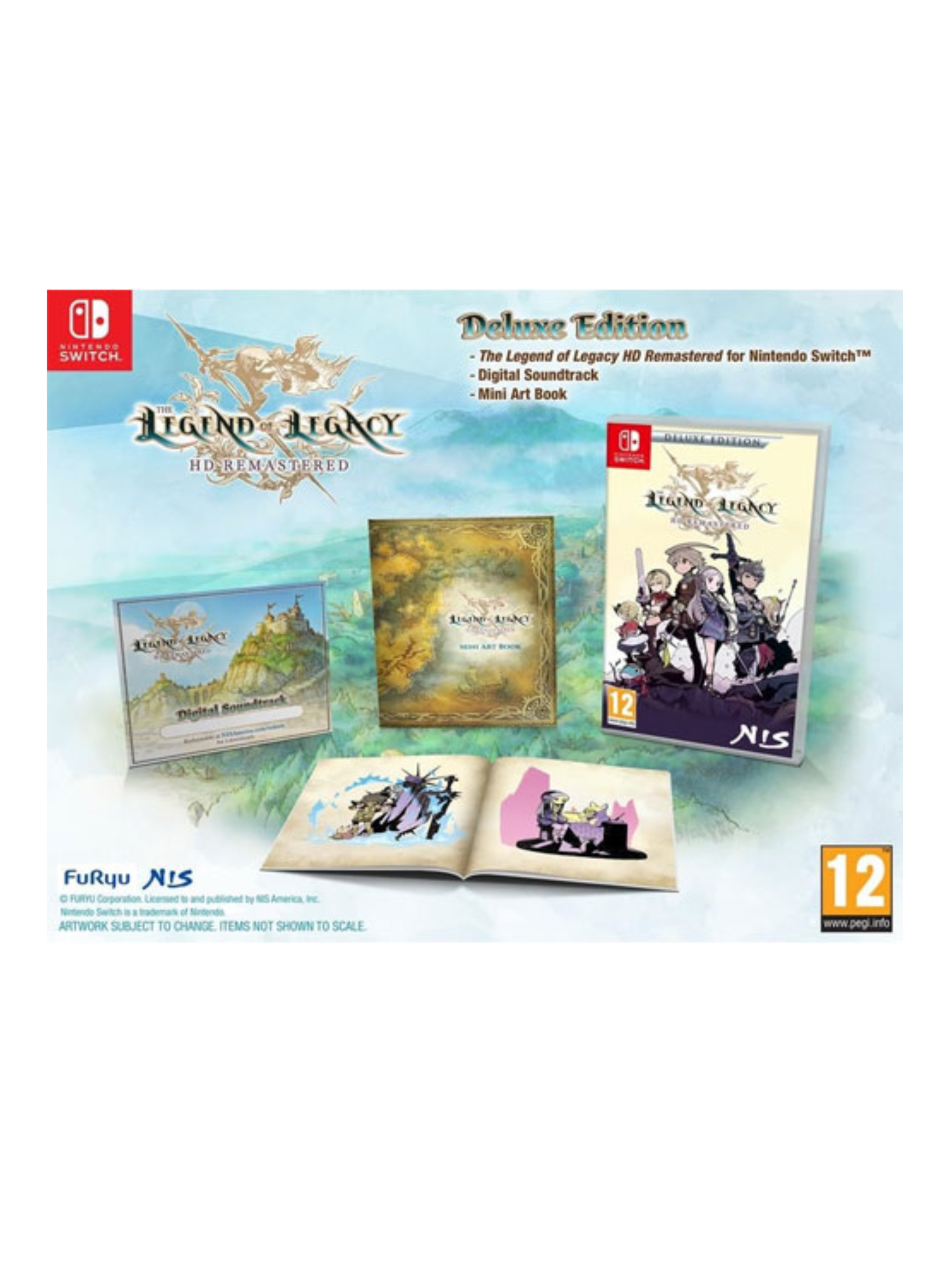 Legend of Legacy Remastered D.E. SWITCH UK Deluxe Edition
