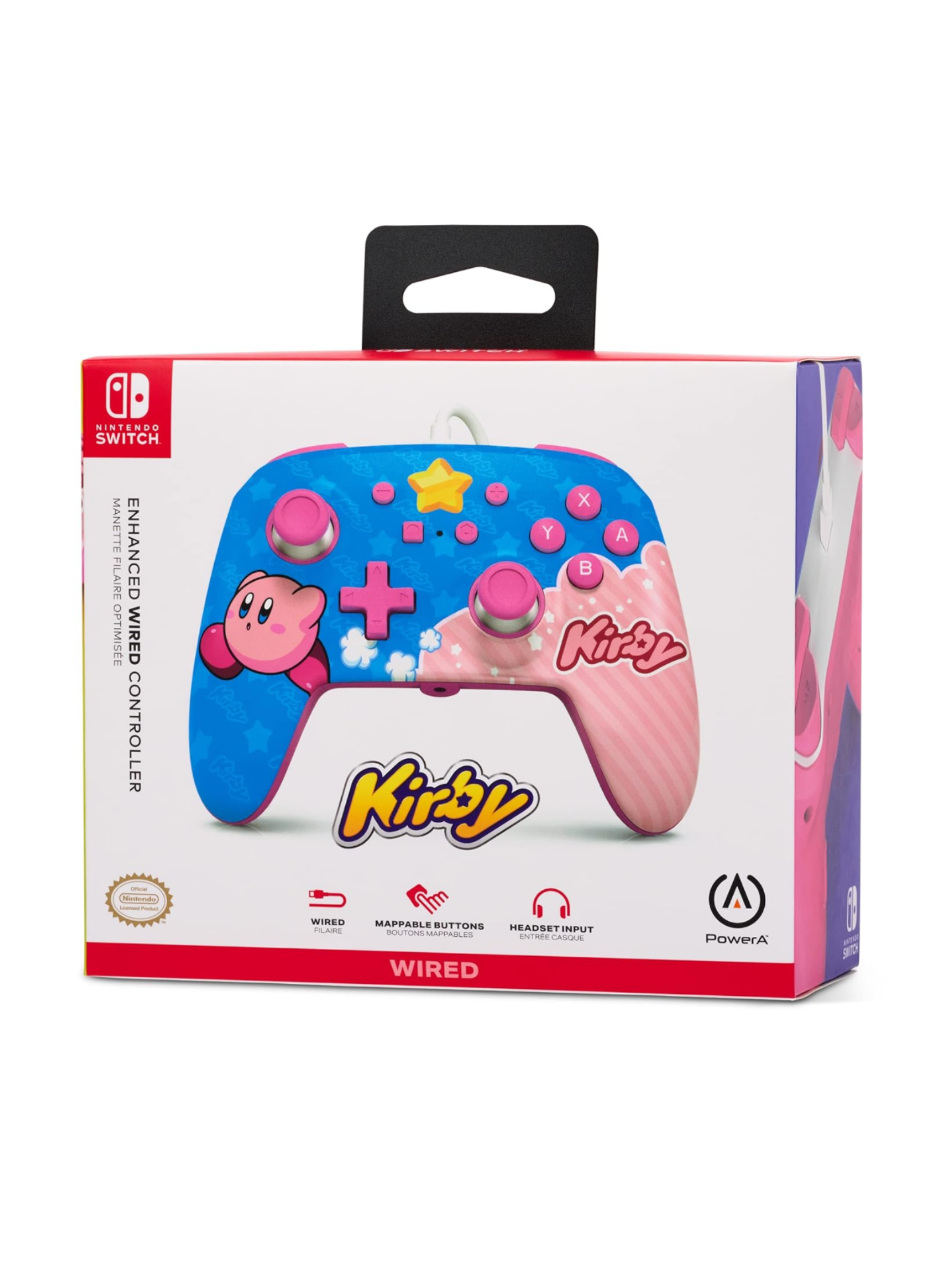Switch Controller Enhanced wired Kirby PowerA