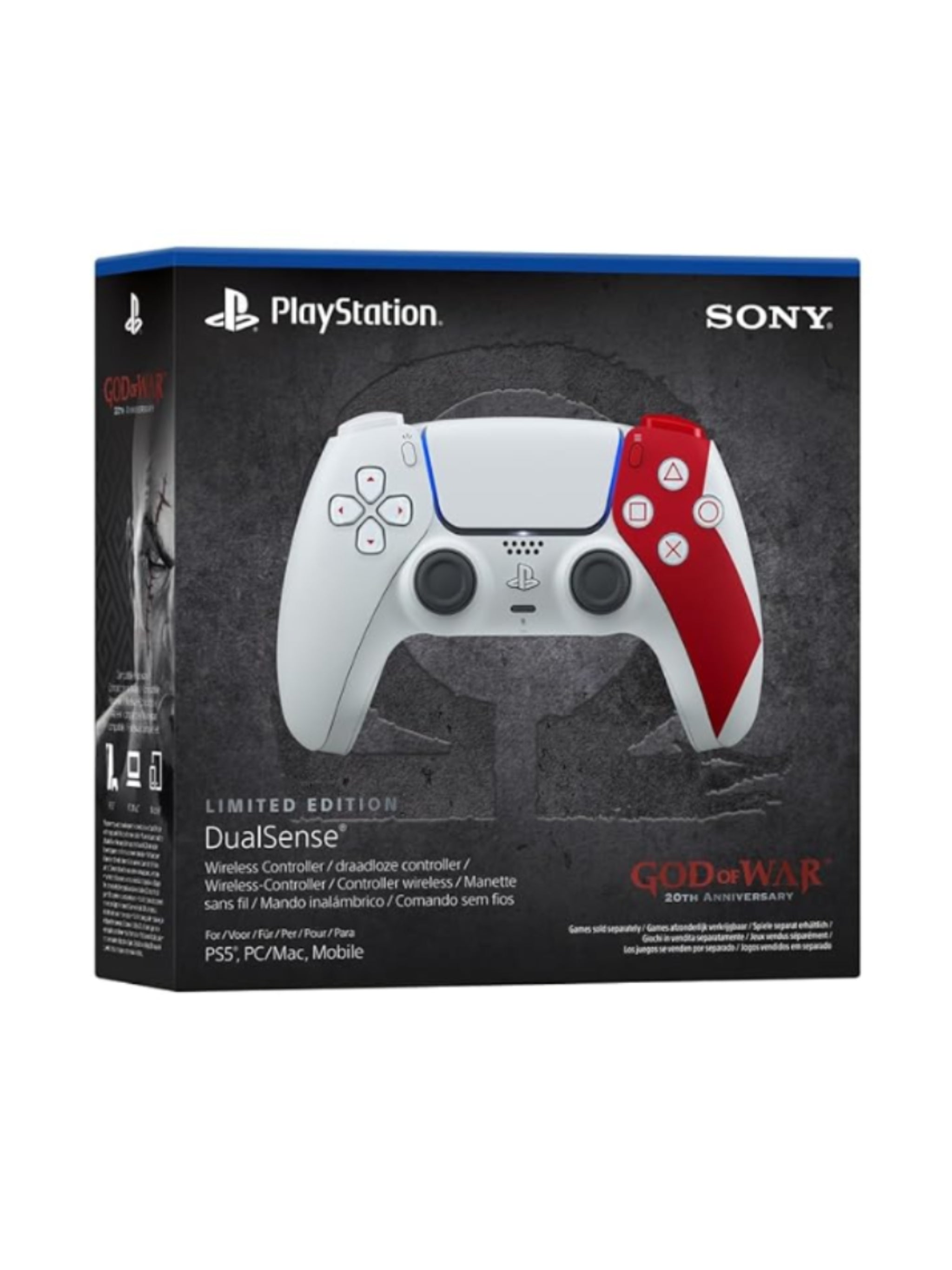 Playstation DualSense® Wireless-Controller – God of War™ 20th Anniversary Limited Edition