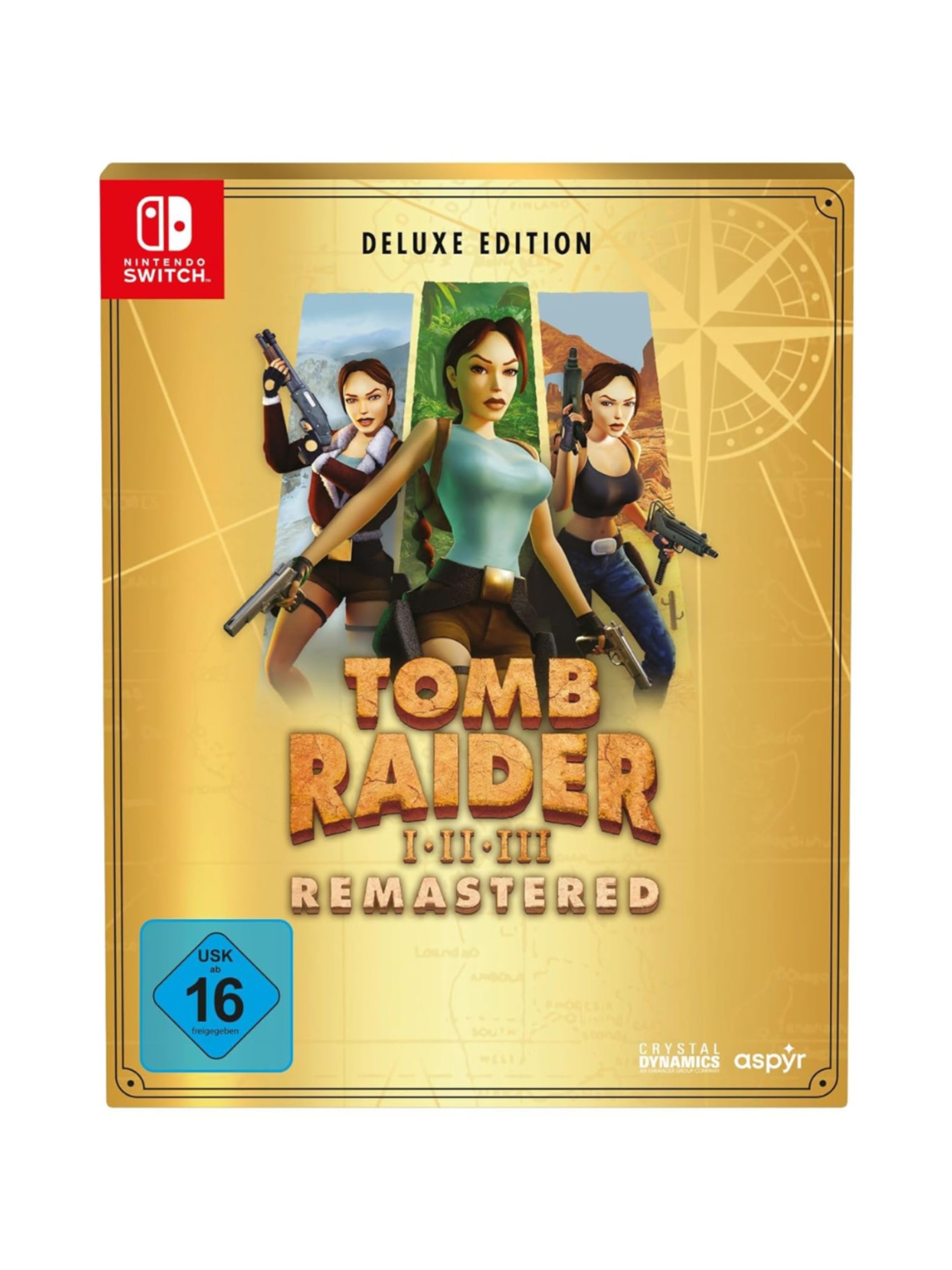 Tomb Raider 1-3 Remastered Deluxe Edition Nintendo Switch *Neu