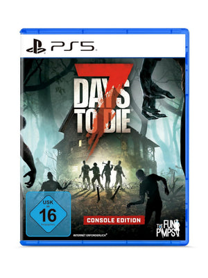 7 Days to Die für PlayStation 5 – PS5 Zombie-Survival-Spiel mit Open World, Crafting, Basisbau, Ressourcenmanagement, Waffen, Zombie-Horden und postapokalyptischer Atmosphäre