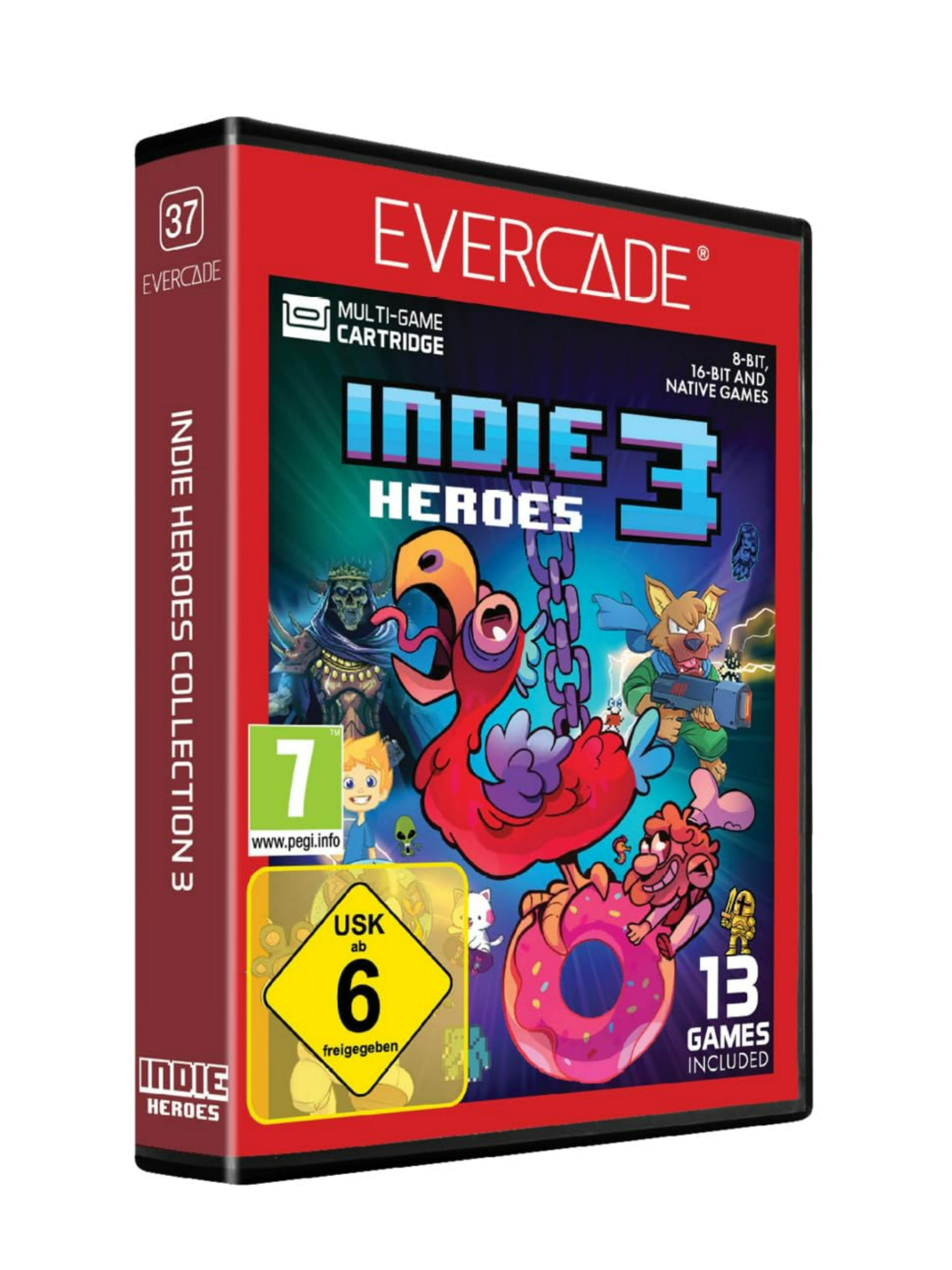 Indie Heroes Collection 3 Cartridge Evercade *Neu