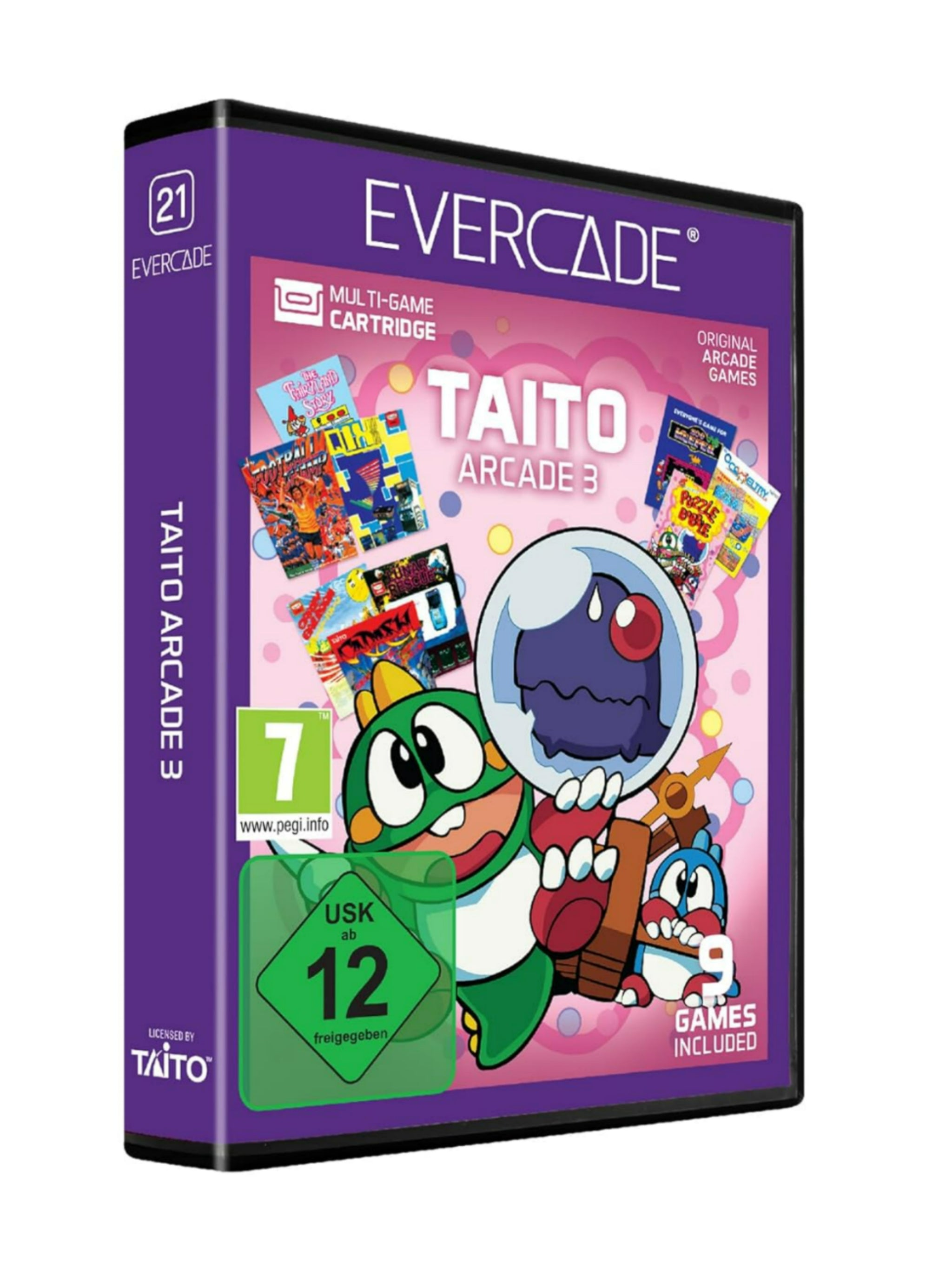 Taito Arcade 3 Cartridge Evercade *Neu