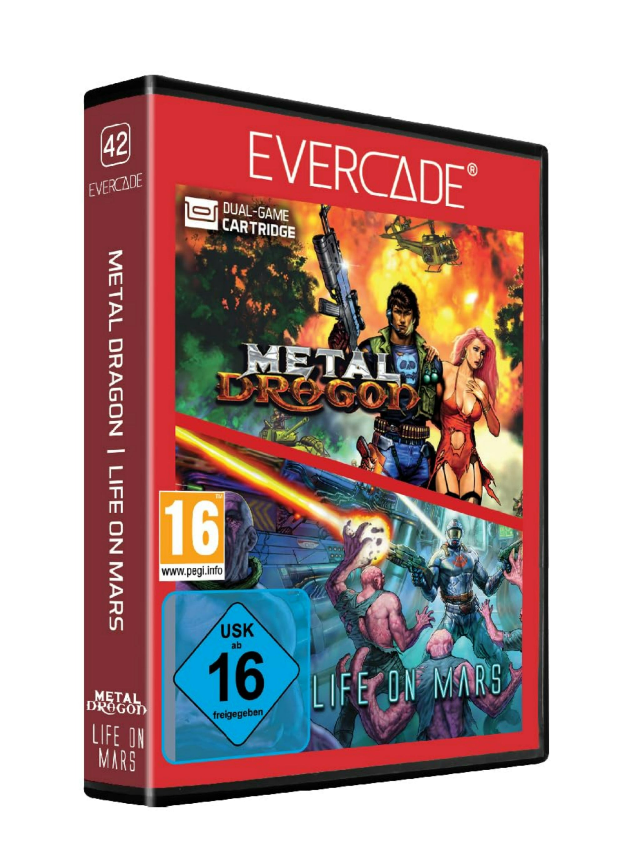 Metal Dragon/Life on Mars Cartridge Evercade *Neu