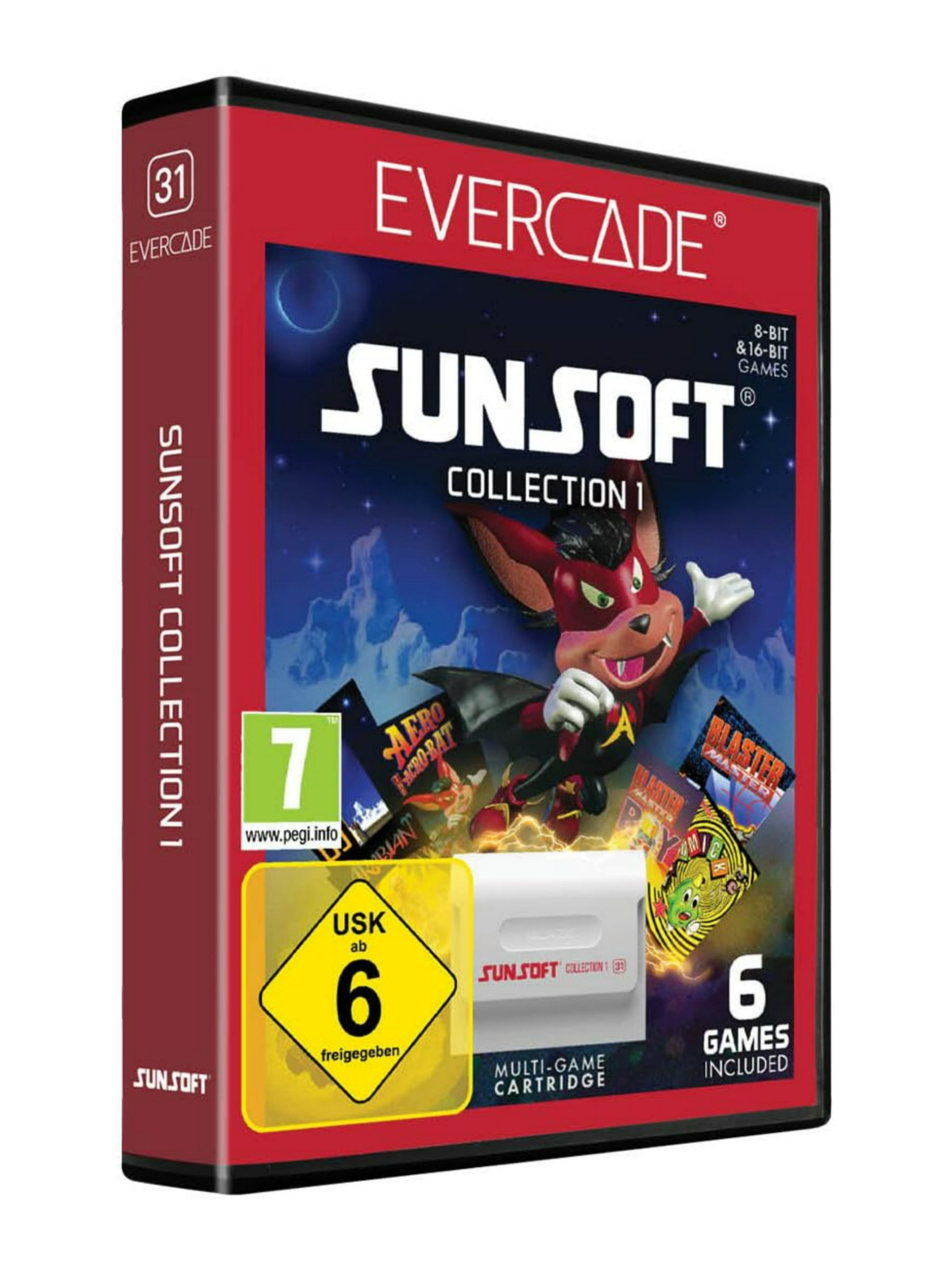 Sunsoft Collection 1 Cartridge Evercade *gebraucht