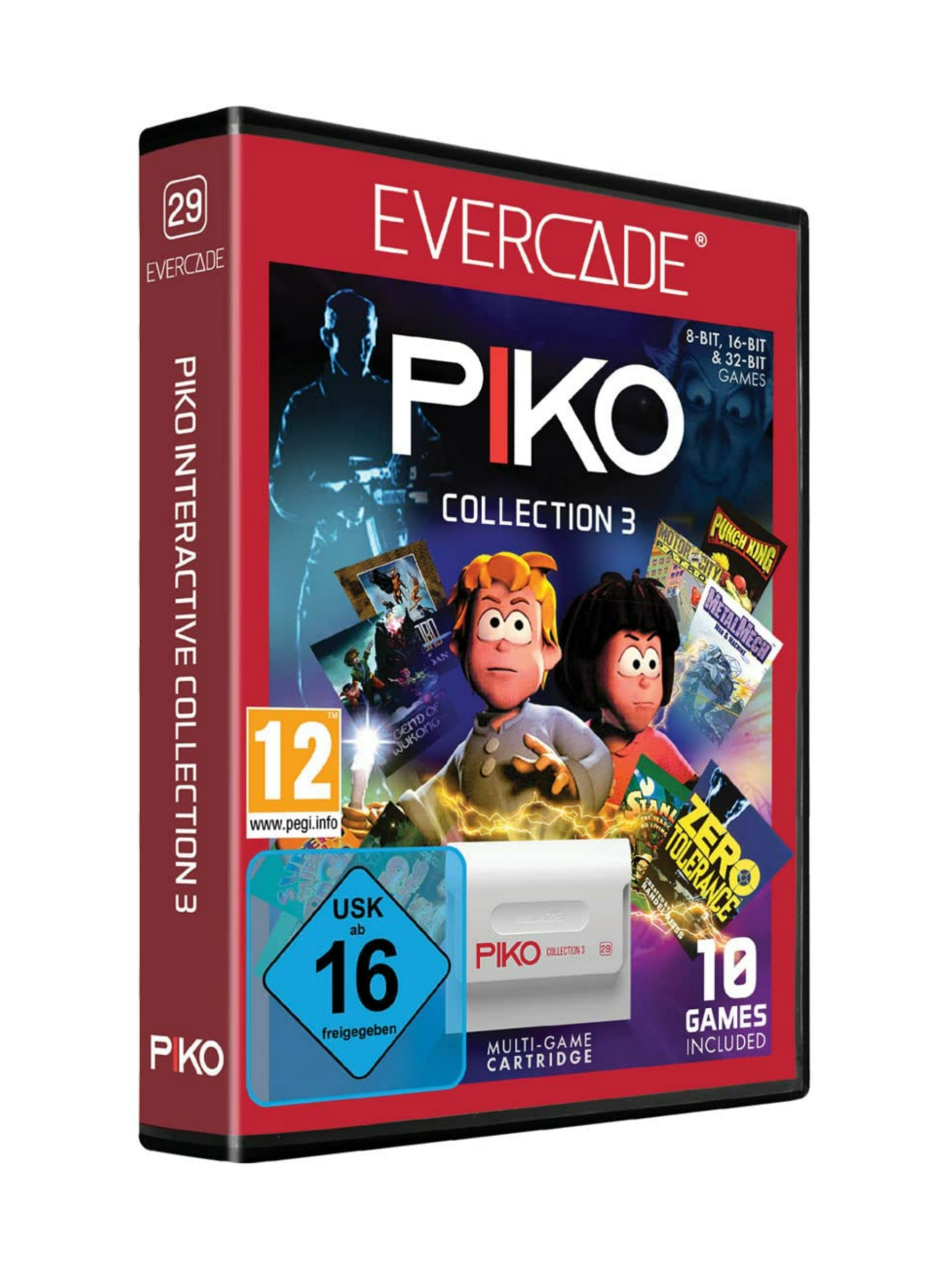 Piko Collection 3 Cartridge Evercade *Gebraucht