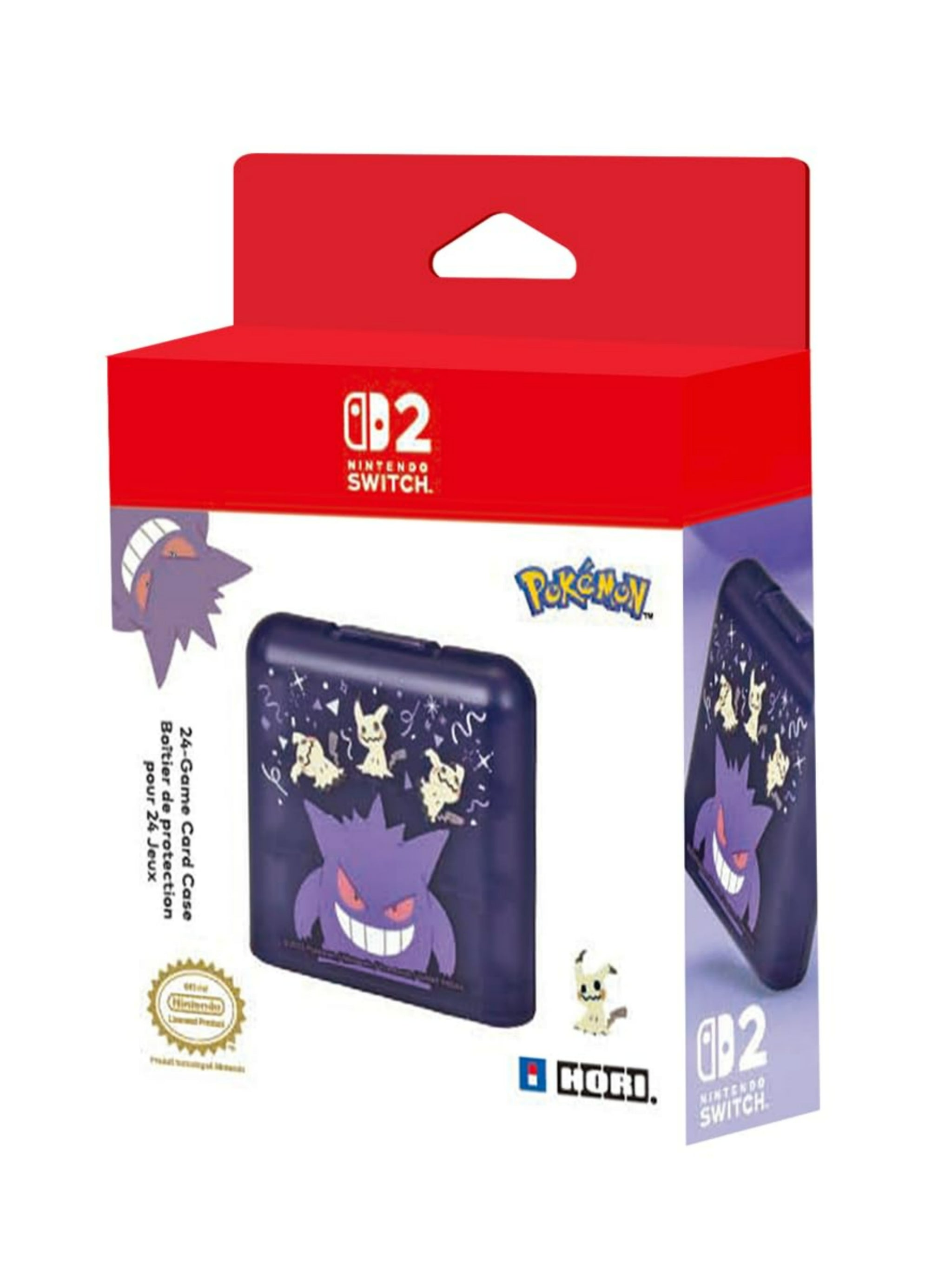 Card Case (24) Gengar & Mimigma HORI Nintendo Switch 2 *Neu