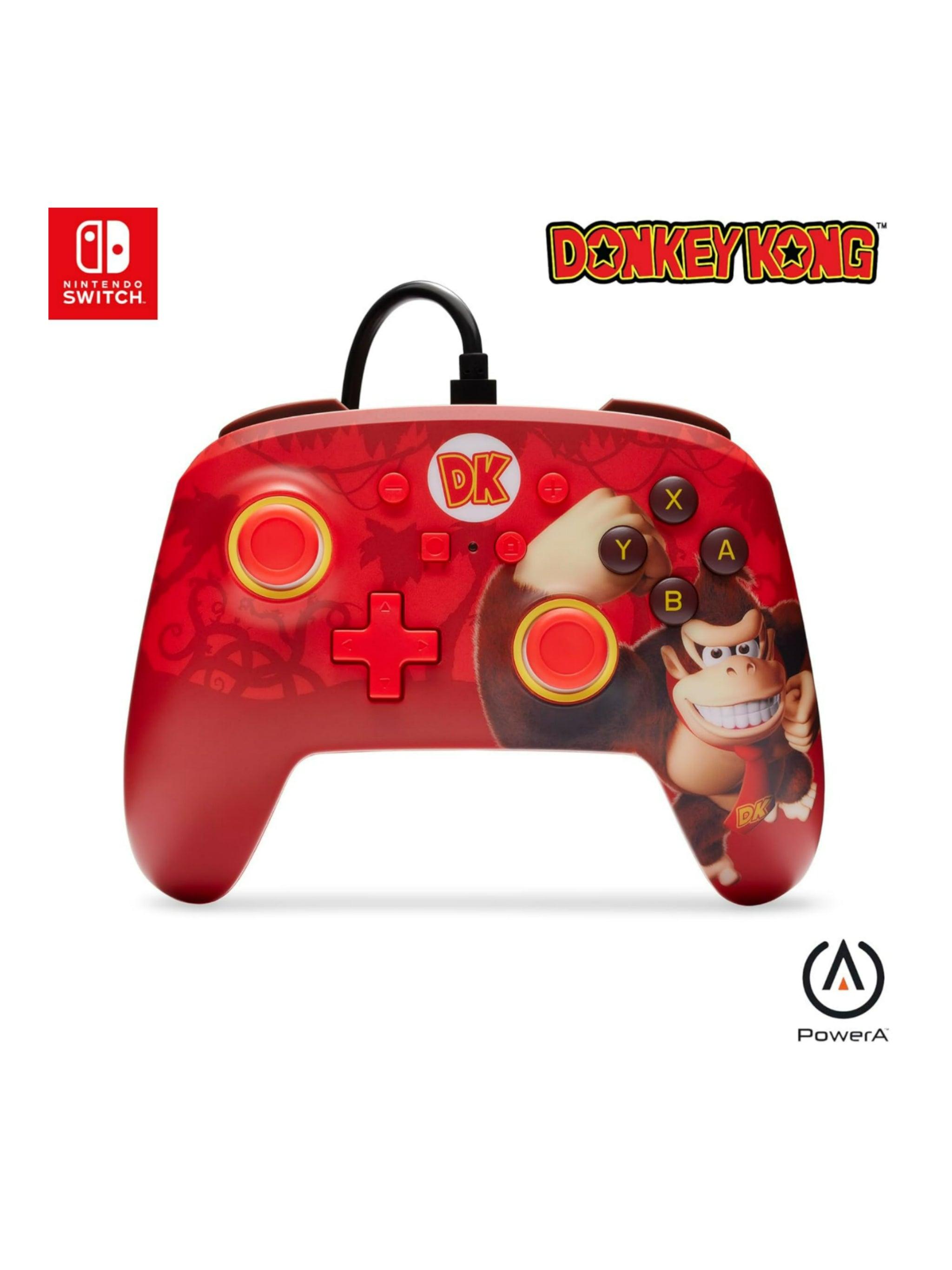 Controller Enhanced wired Donkey Kong Flex PowerA Nintendo Switch *Neu