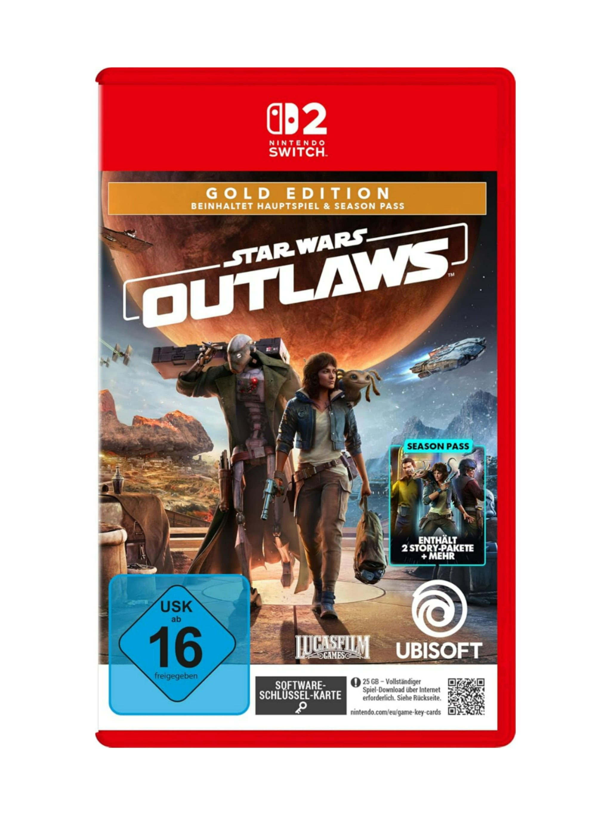 Star Wars Outlaws - Gold Edition inkl. Season Pass - Nintendo Swicth 2 *Neu