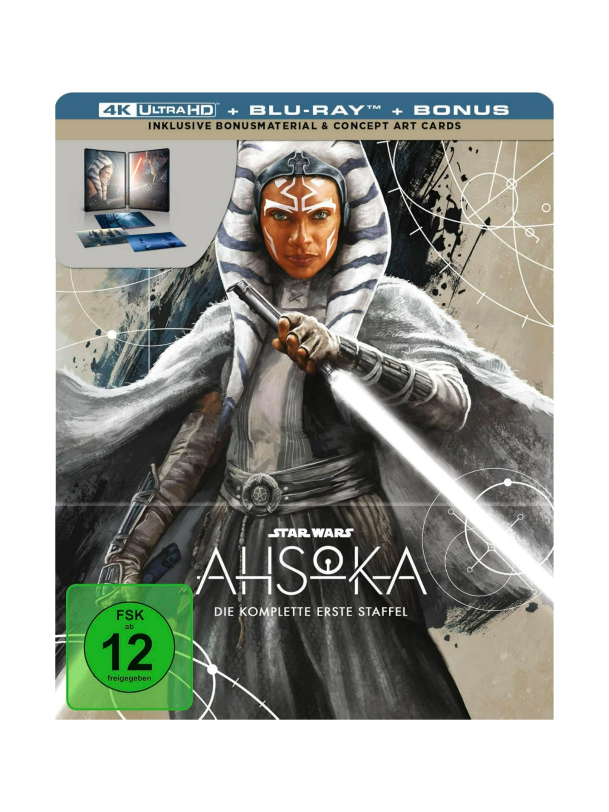 Ahsoka - Staffel 1 - Steelbook - Limited Edition (4K Ultra HD) (+ Blu-ray) [4 Discs] *Neu