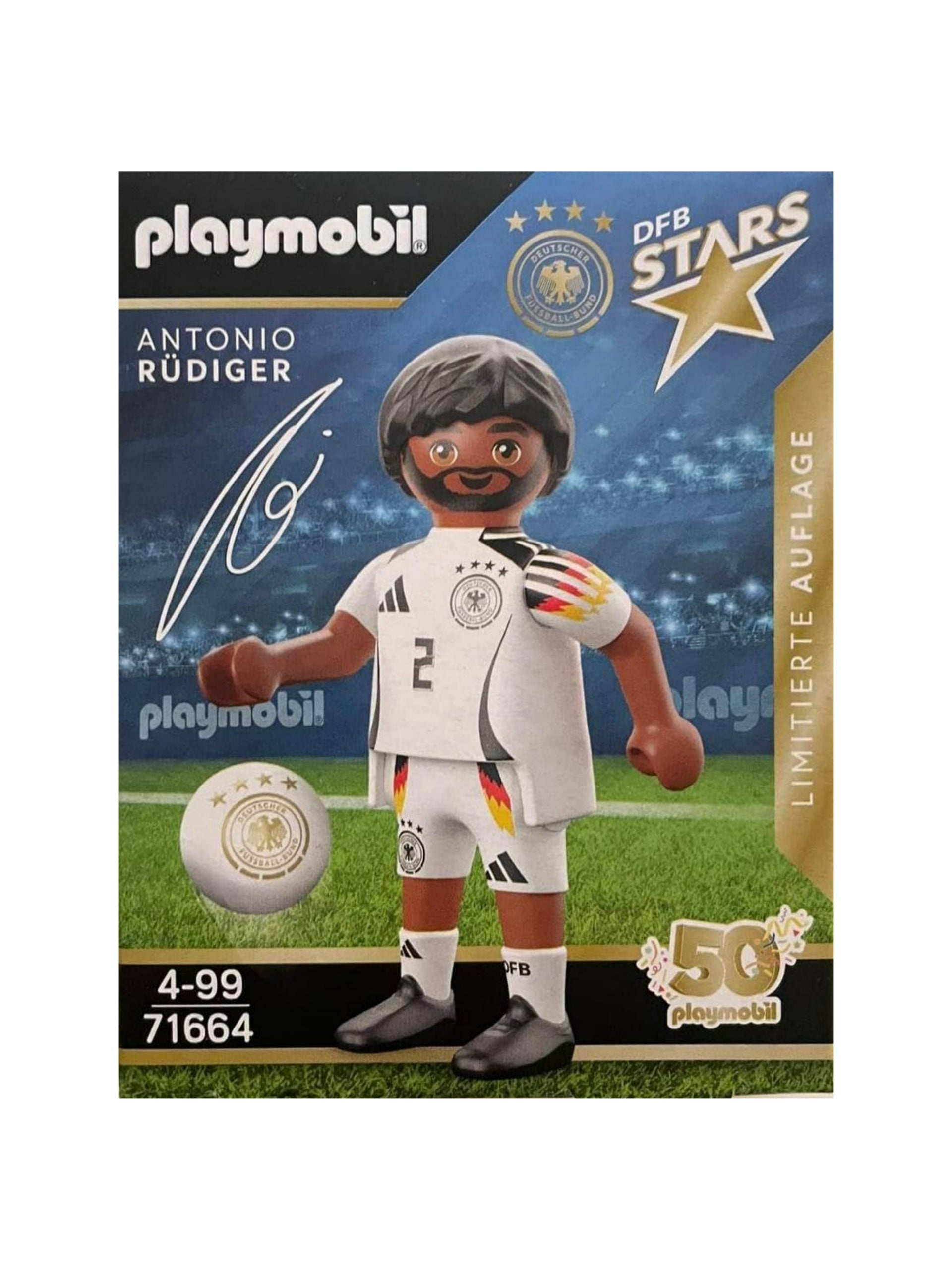 PLAYMOBIL DFB Stars - Limitierte Auflage zur EM 2024 (71664 - Antonio Rüdiger)