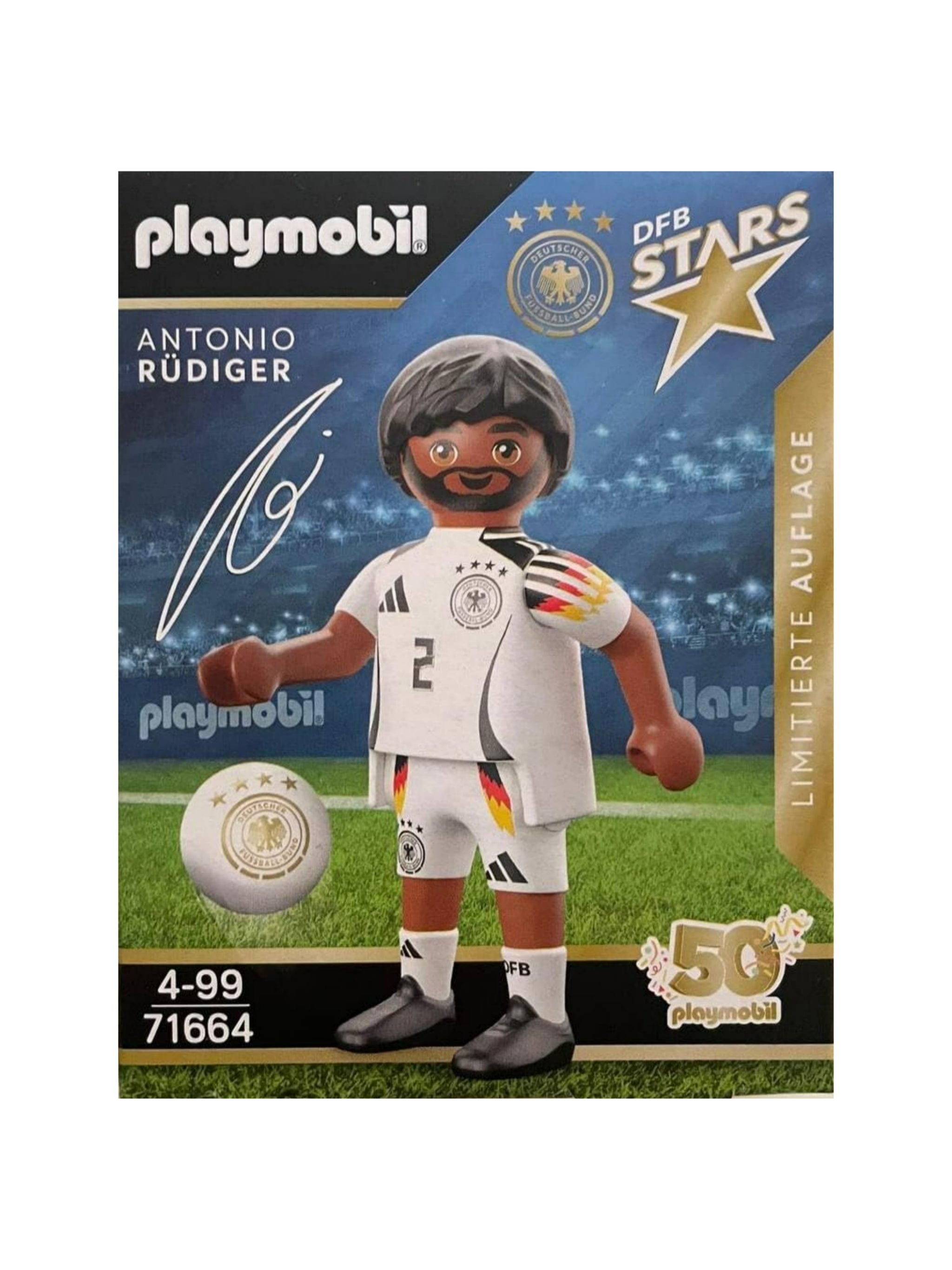 PLAYMOBIL DFB Stars - Limitierte Auflage zur EM 2024 (71664 - Antonio Rüdiger)