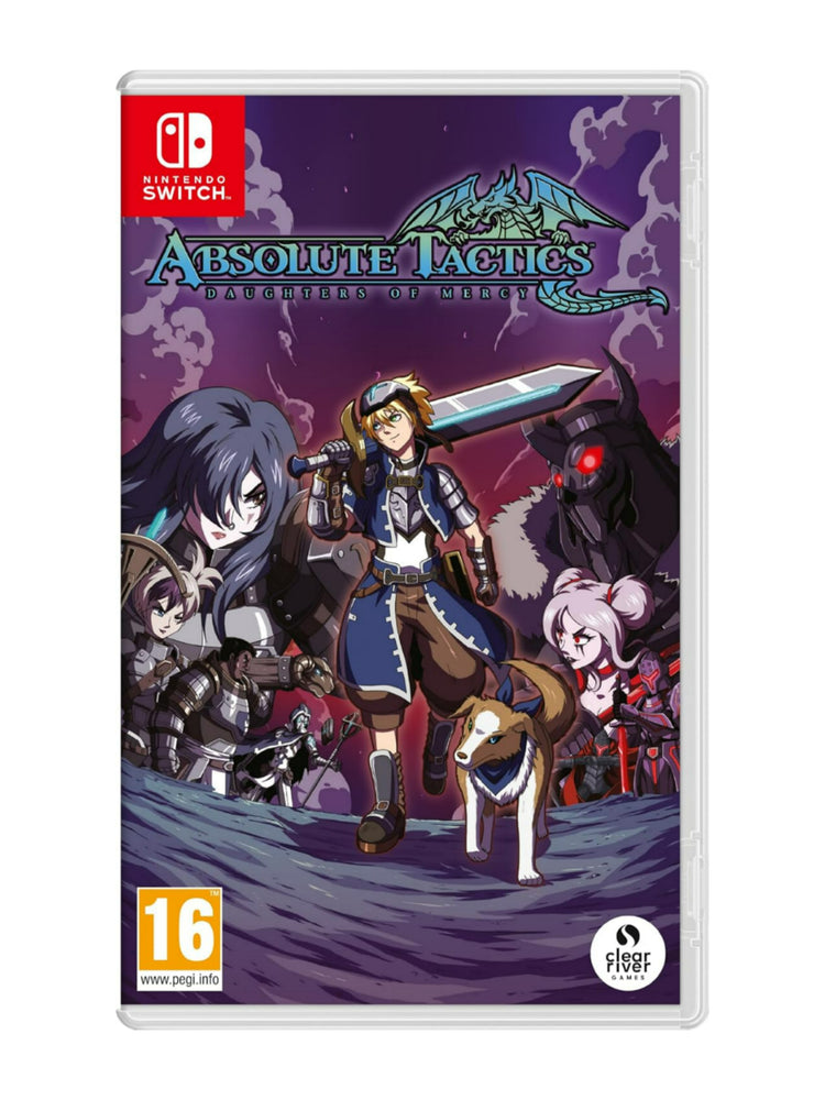 Absolute Tactics Daughters of Mercy PEGI Version für Nintendo Switch – rundenbasiertes Taktik-Rollenspiel mit Fantasy-Setting, strategischen Kämpfen, Charakterfähigkeiten und Indie-RPG-Atmosphäre