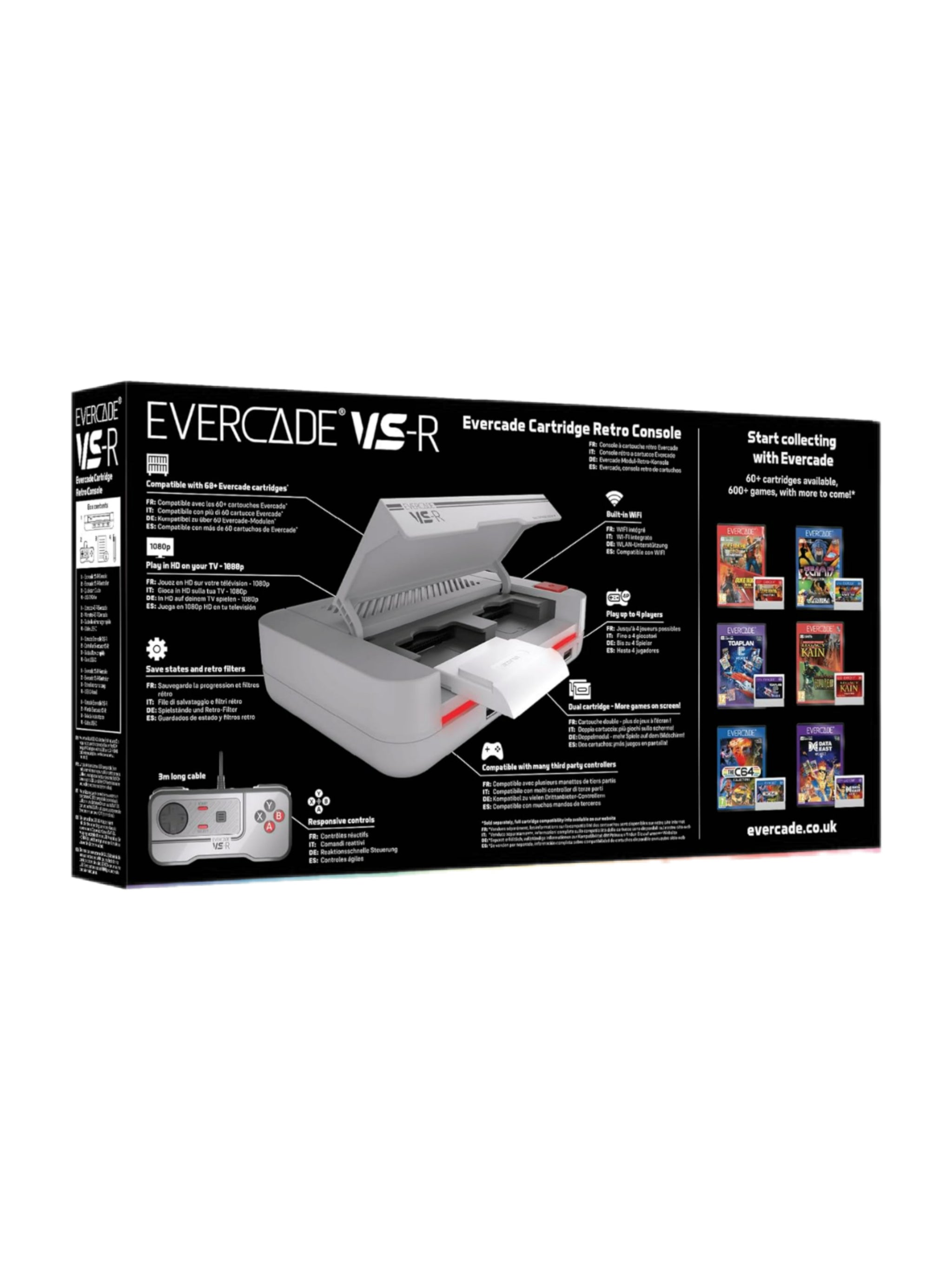 Blaze Evercade VS-R Solo & Activision Collection 1 Cartridge (Bundle) *Neu