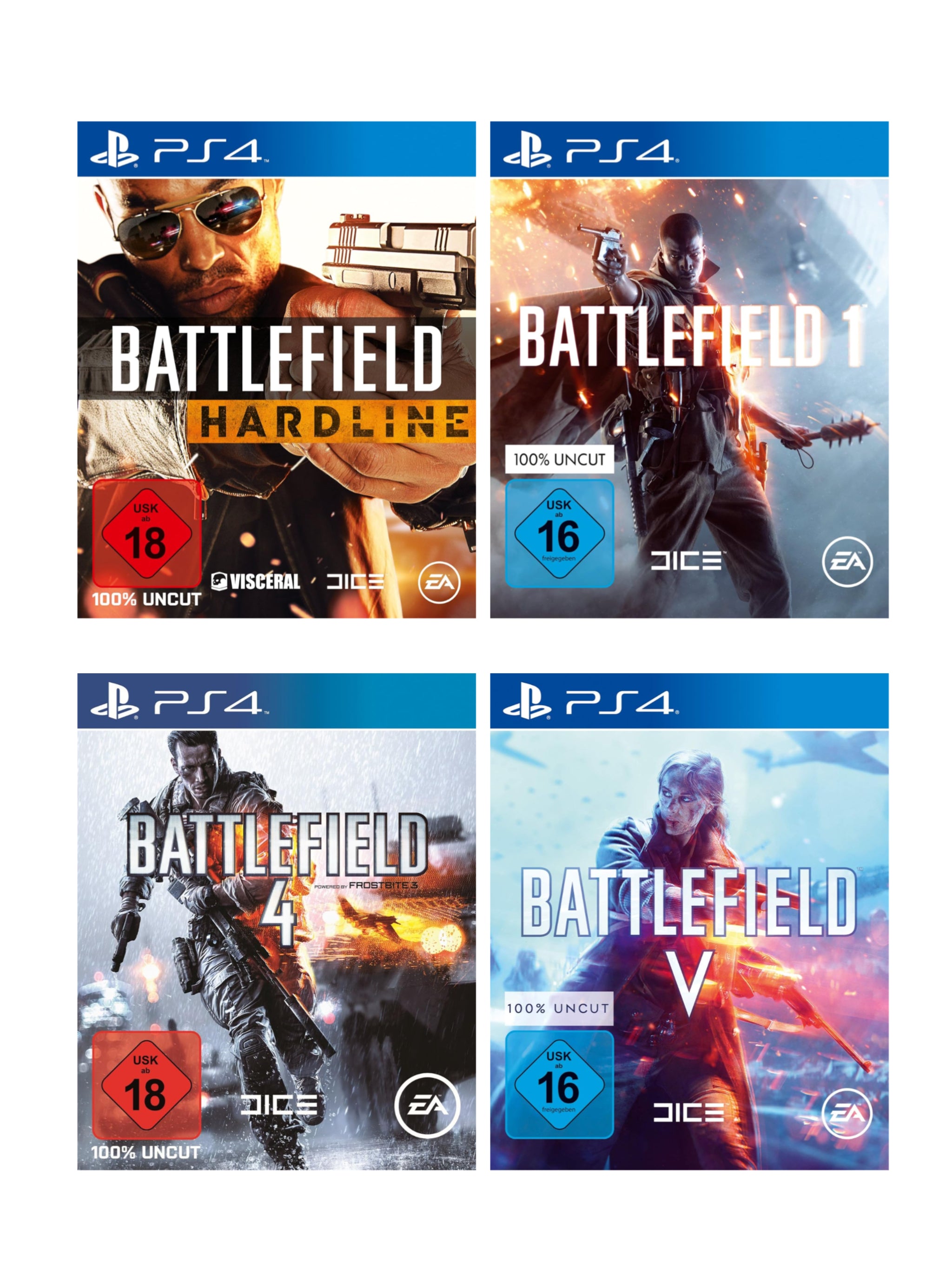 Battlefield Bundle-Playstation 4 *gebraucht