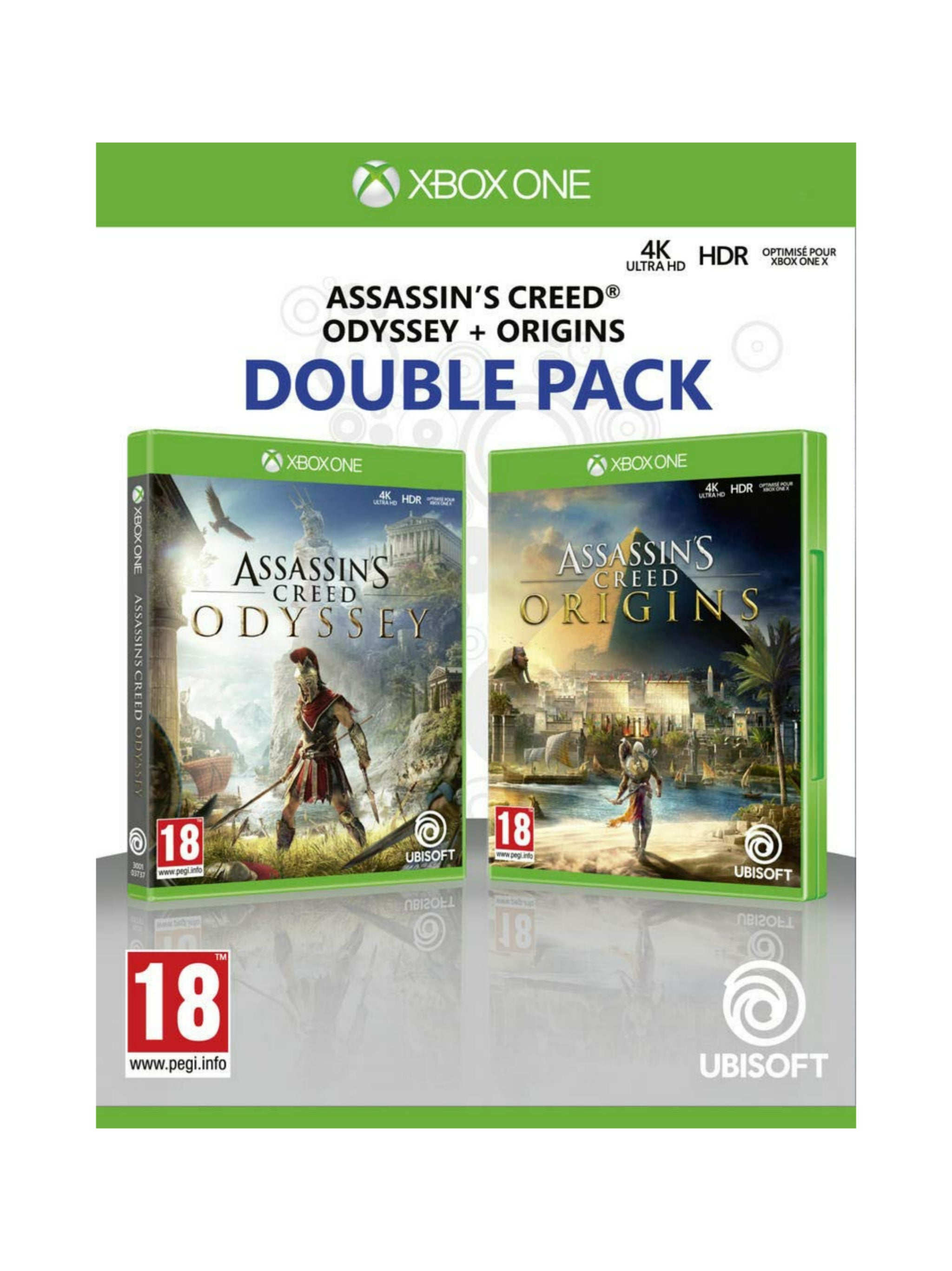 Assassin's Creed Odyssey + Assassin's Creed Origins DOPPELPACK Xbox One PEGI Version *gebraucht