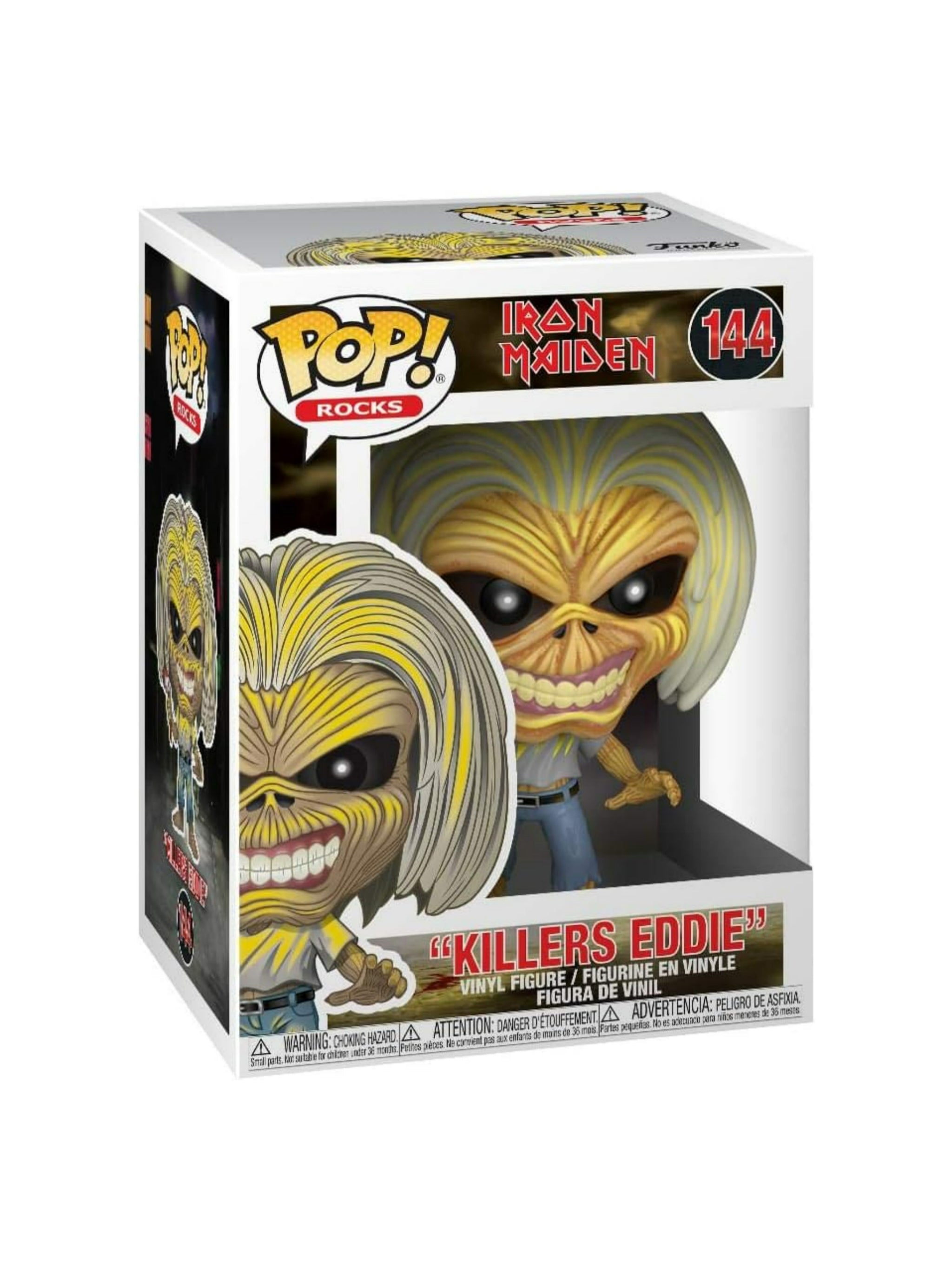 Iron Maiden POP! Rocks Vinyl Figur Killers (Skeleton Eddie) 9 cm