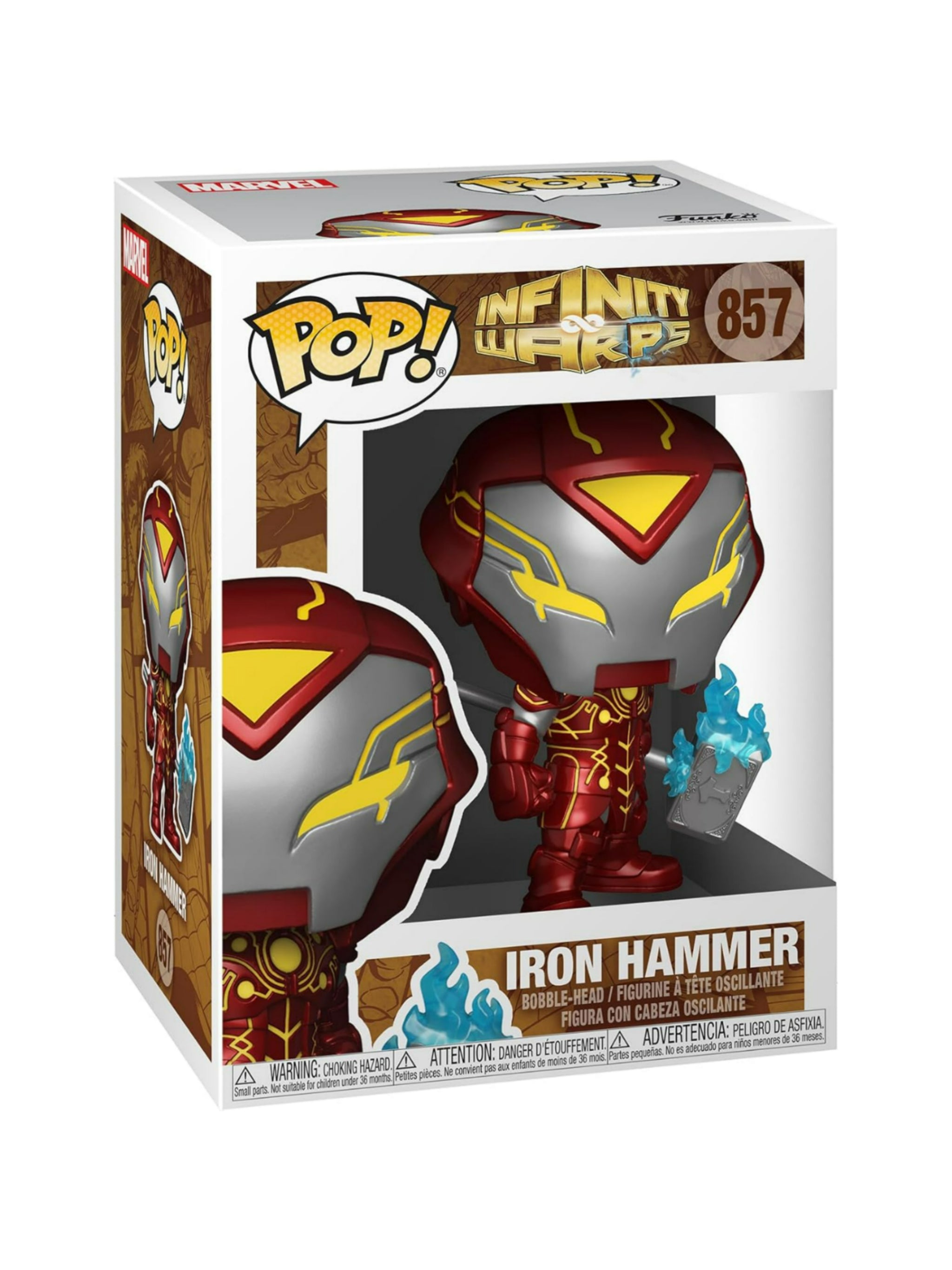 Marvel Infinity Warps POP! Vinyl Figur Iron Hammer 9 cm