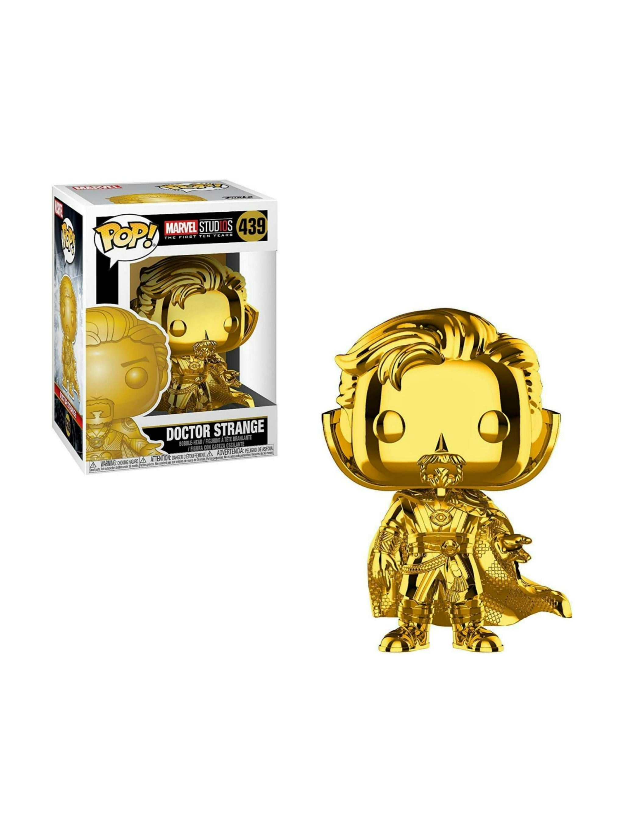 Marvel Studios 10 POP! Marvel Vinyl Figur Doctor Strange (Chrome) 9 cm