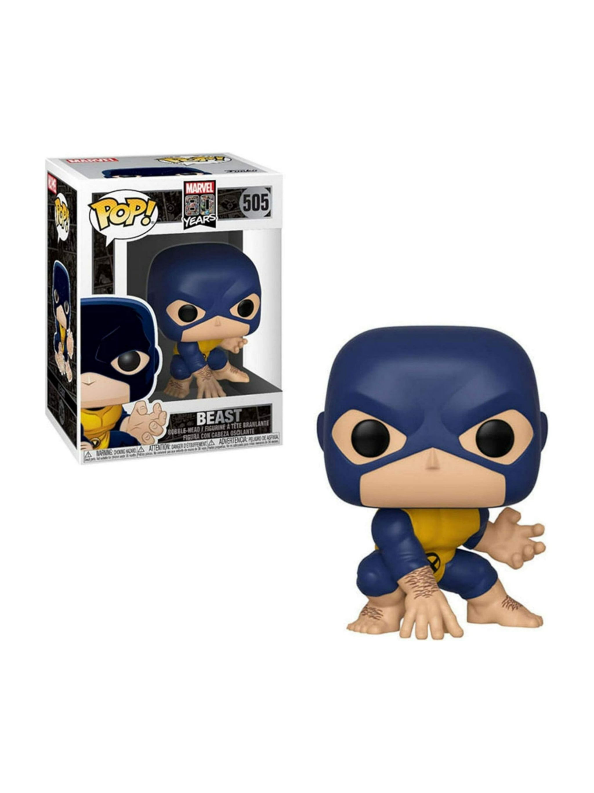Marvel 80th POP! Heroes Vinyl Figur Beast (First Appearance) 9 cm