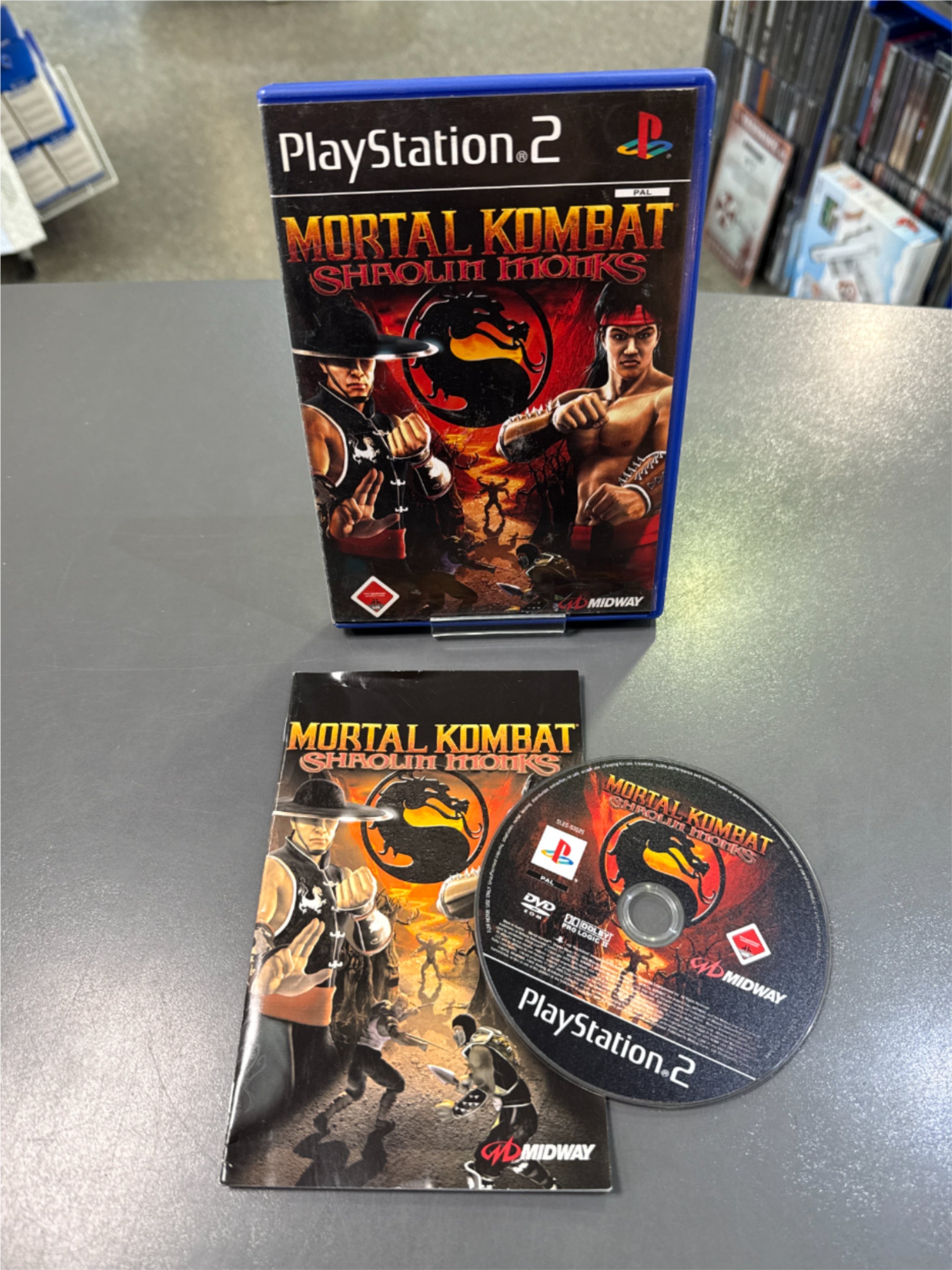 Mortal Kombat-Shaolin Monks Playstation 2 / PS2
