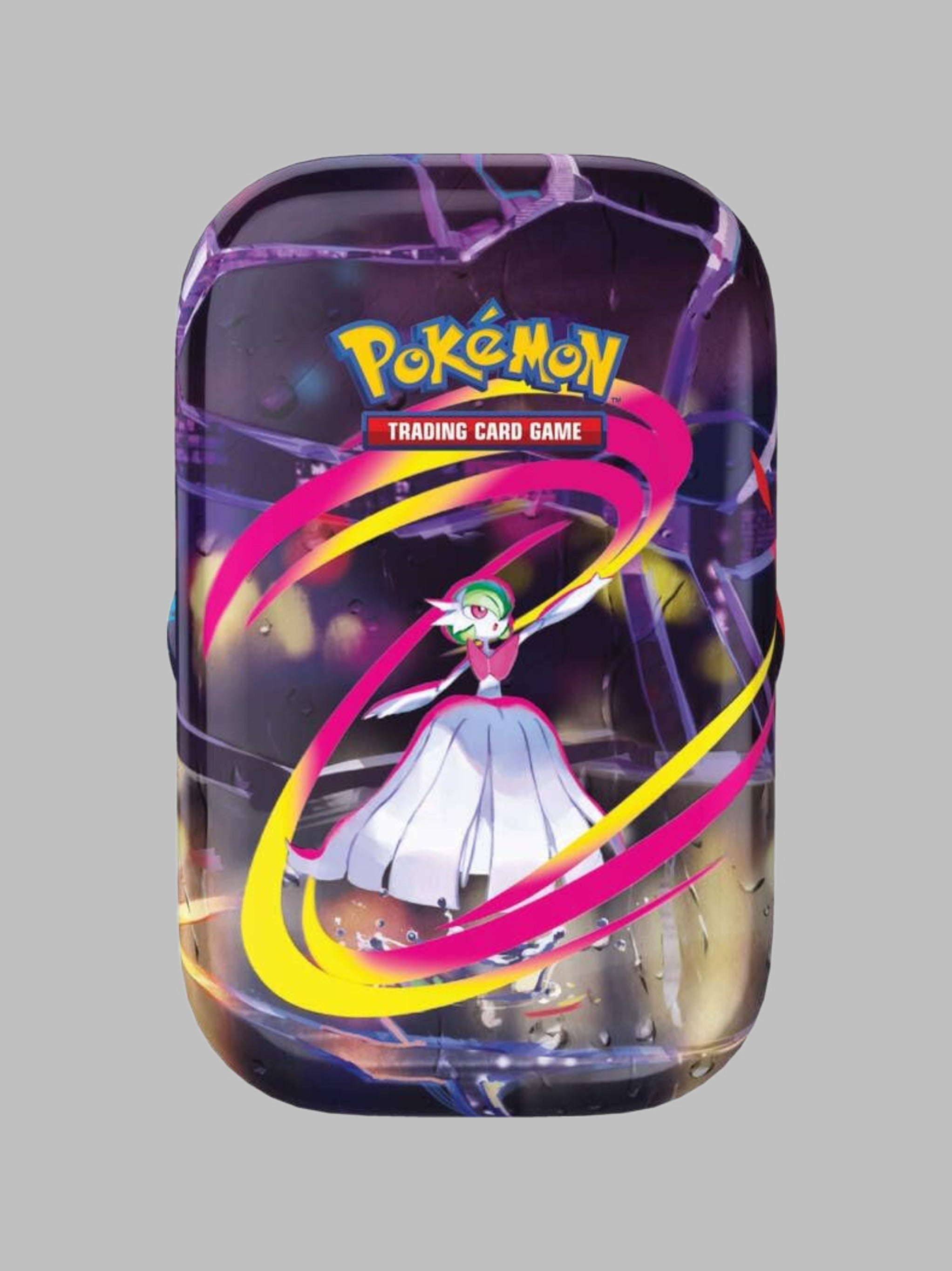 Pokémon-Sammelkartenspiel: Mini-Tin-Box Mega-Helden – Mega-Guardevoir  (1 Sticker, 1 Bildkarte & 2 Boosterpacks)