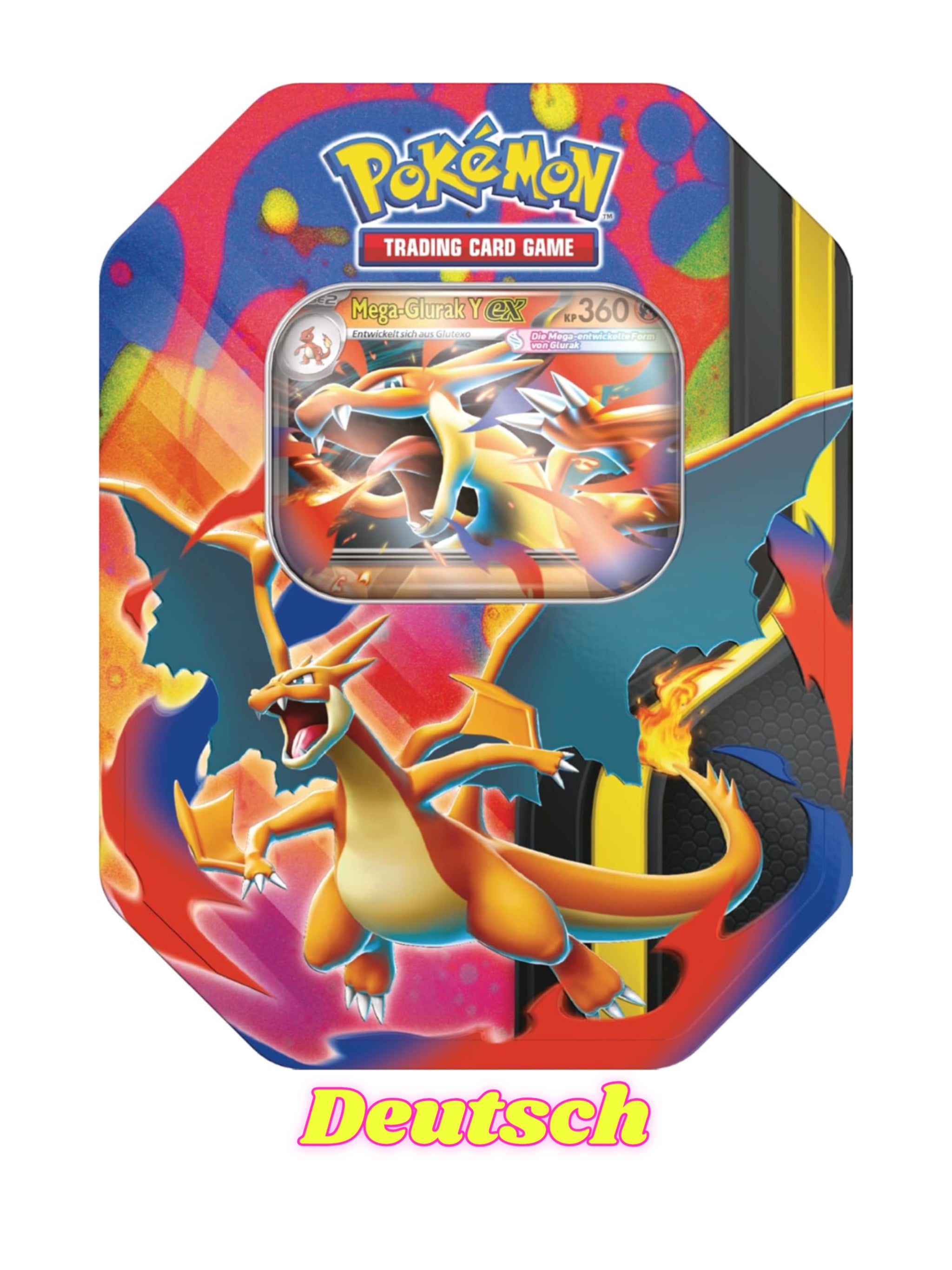 Pokémon (Sammelkartenspiel), PKM Tin 127 Mega-Glurak Y