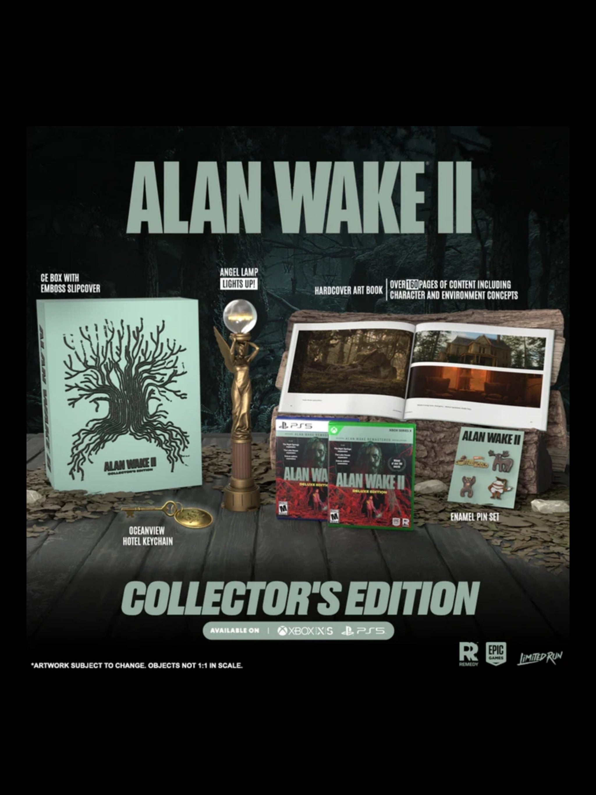 Alan Wake 2 PS-5 Collectors Edition US Limited Run - AW1 per DLC US Account erforderlich