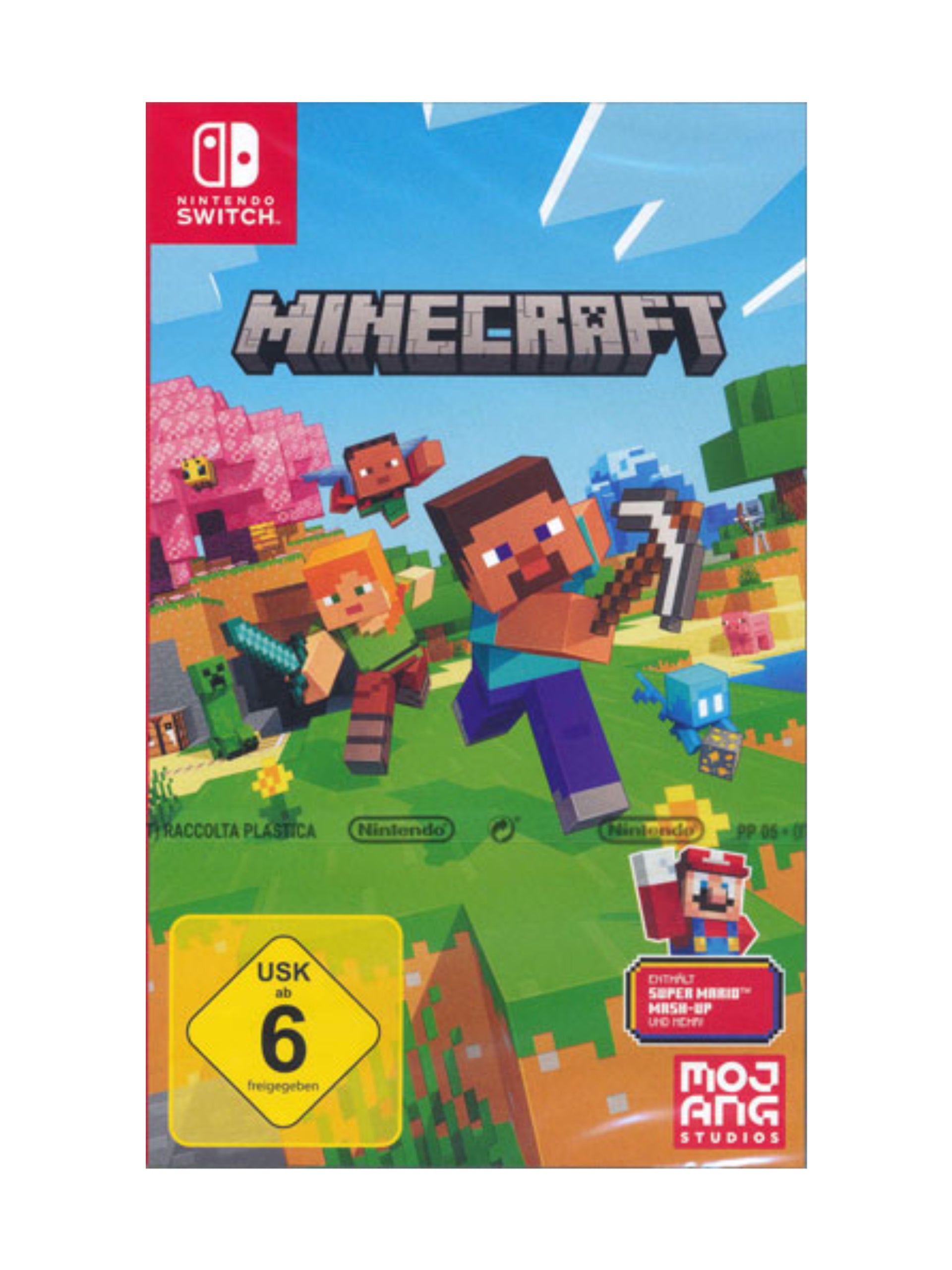 Minecraft für Nintendo Switch – Nintendo Switch Spiel mit Kreativmodus, Überlebensmodus und Super Mario Mash-up Pack