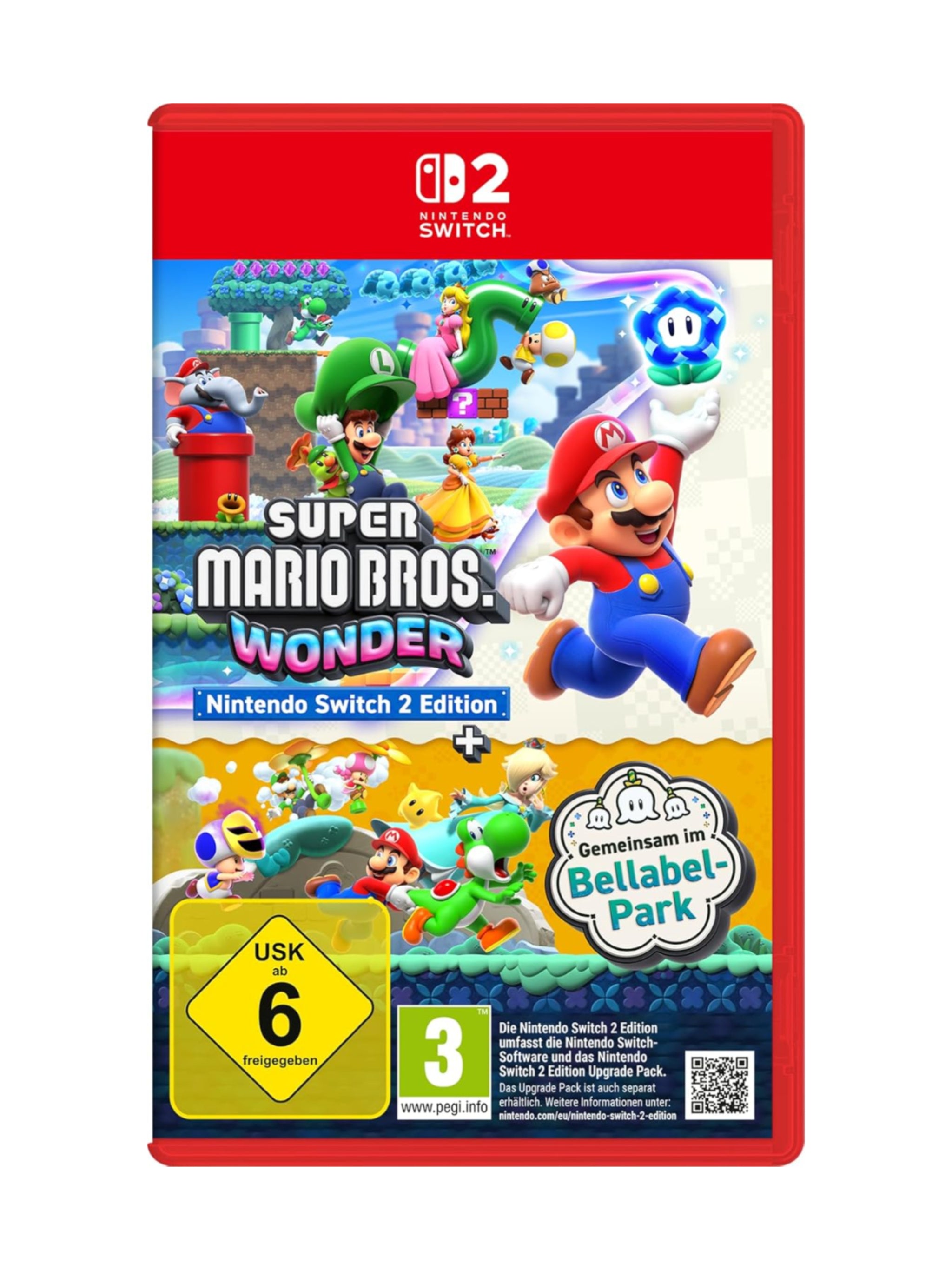 Super Mario Bros. Wonder + Meetup im Bellabel Park Nintendo Switch 2 *Neu