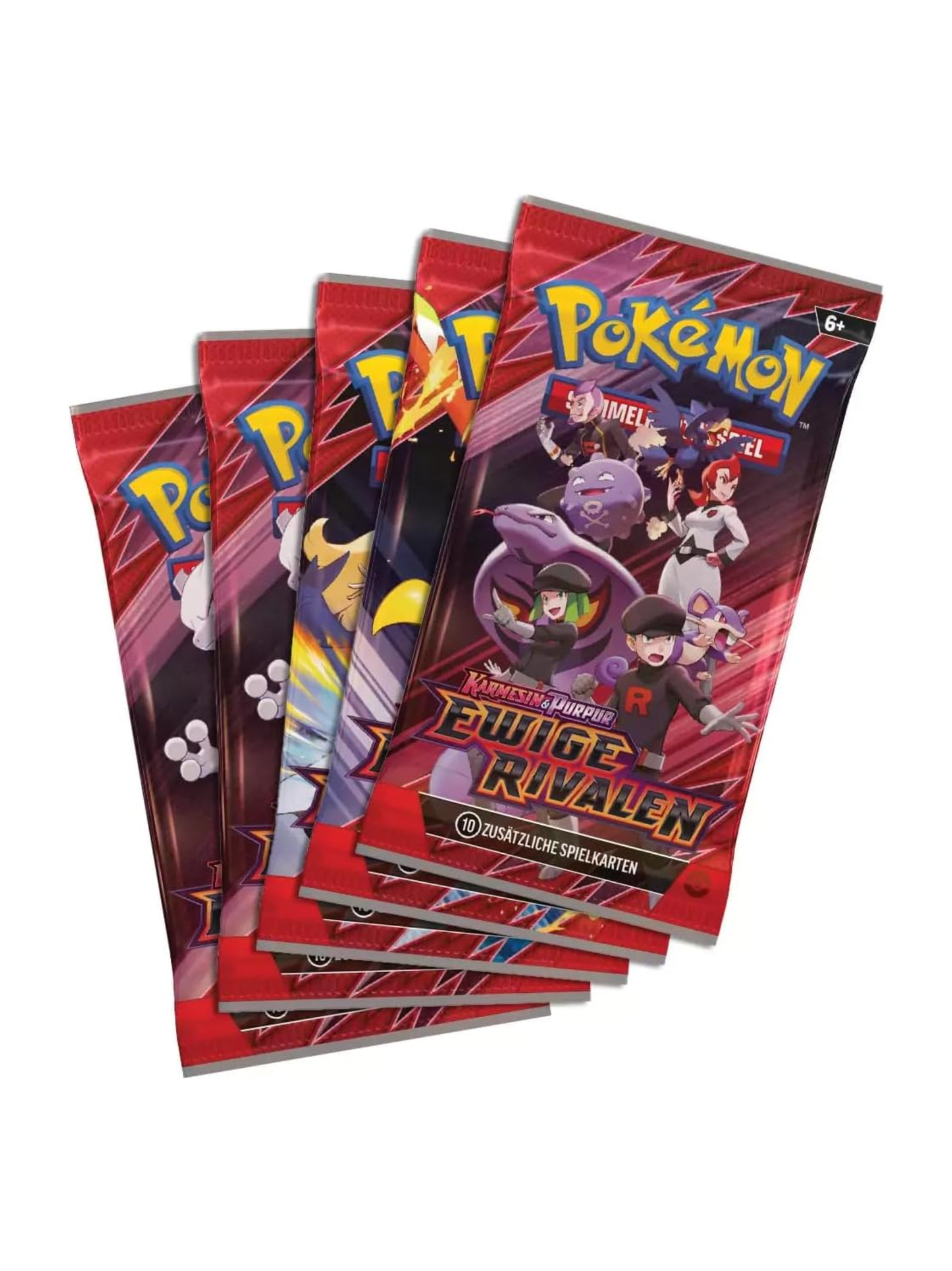 Pokémon Ewige Rivalen-KP10 Karmesin und Purpur-Booster Display 36 Boosterpacks