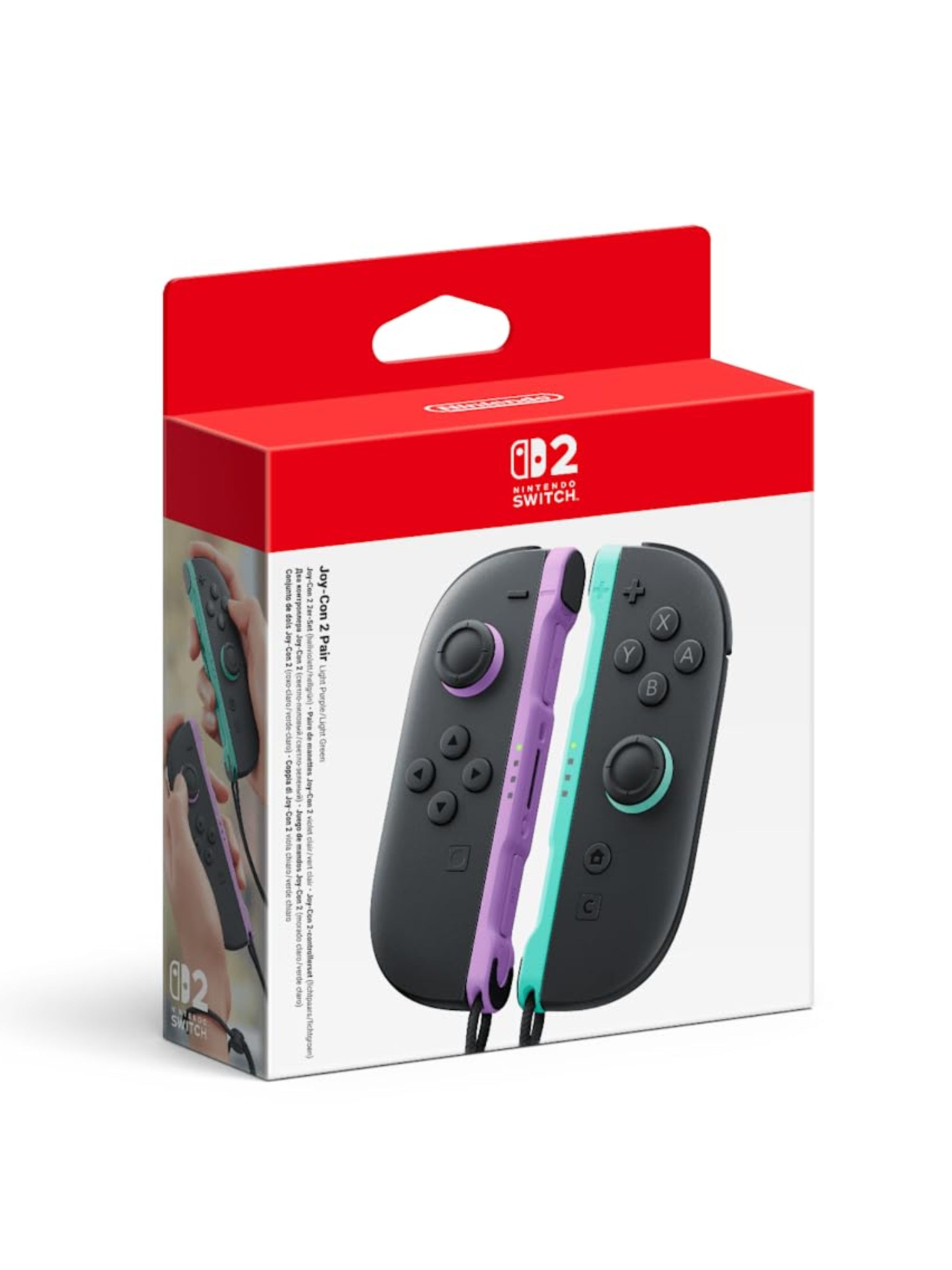Joy Con 2er Set (hellviolett/hellgrün) Nintendo Switch 2 *Neu