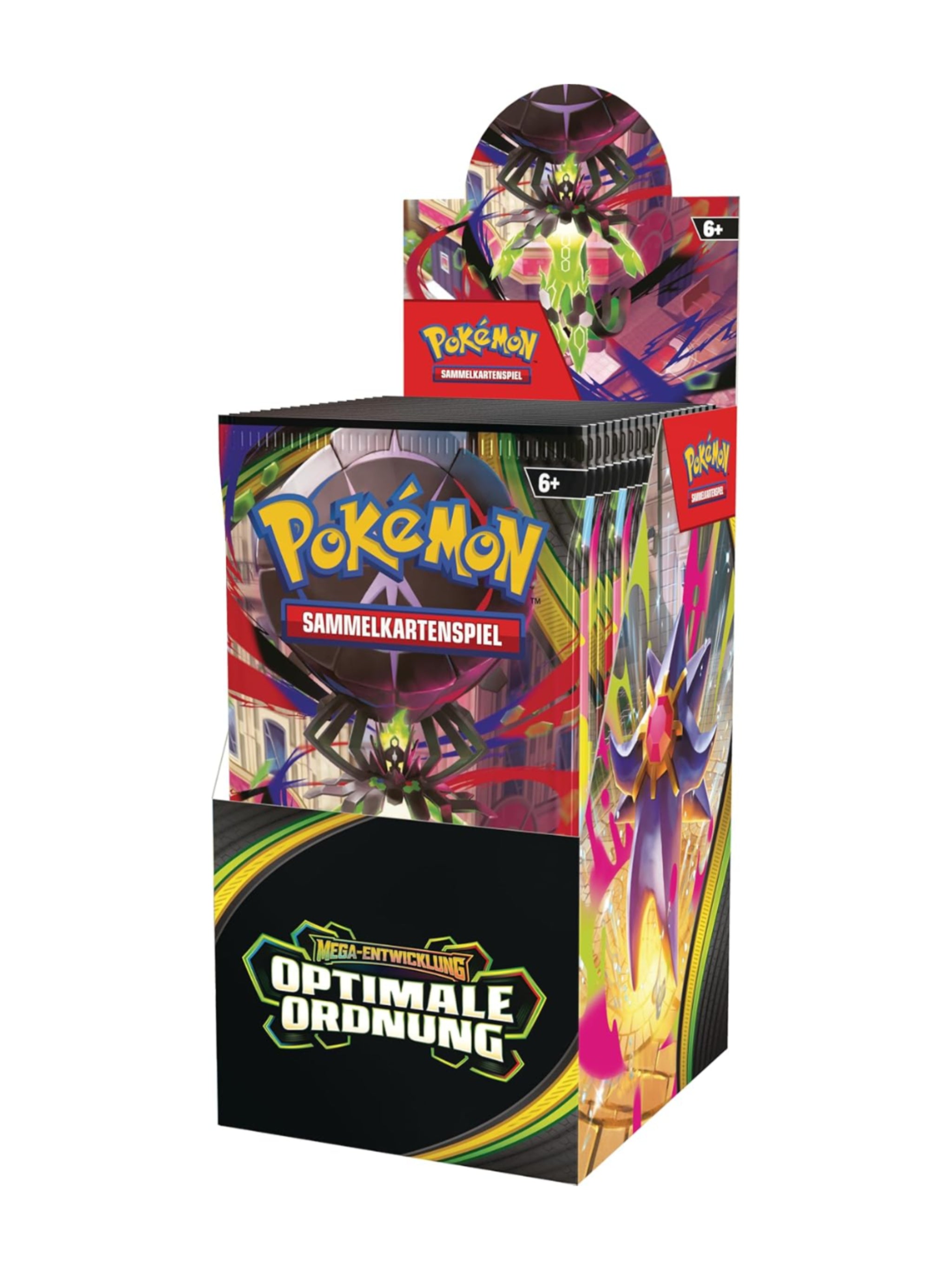 Pokémon-Sammelkartenspiel:Mega-Entwicklung – Optimale Ordnung Boosterpack-Display (enthält 18 Boosterpacks)