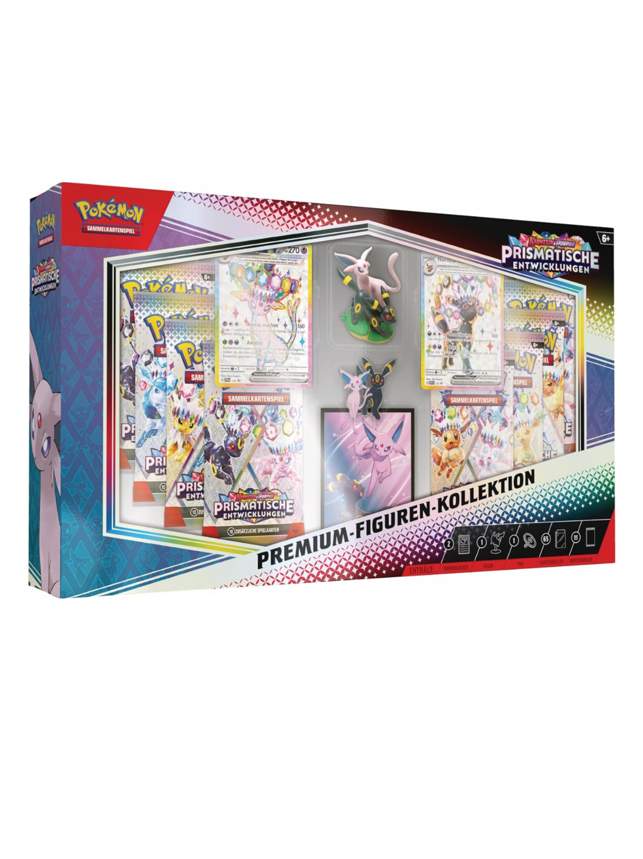 Pokémon: Premium-Figuren-Kollektion Karmesin & Purpur – Prismatische Entwicklungen  - DE