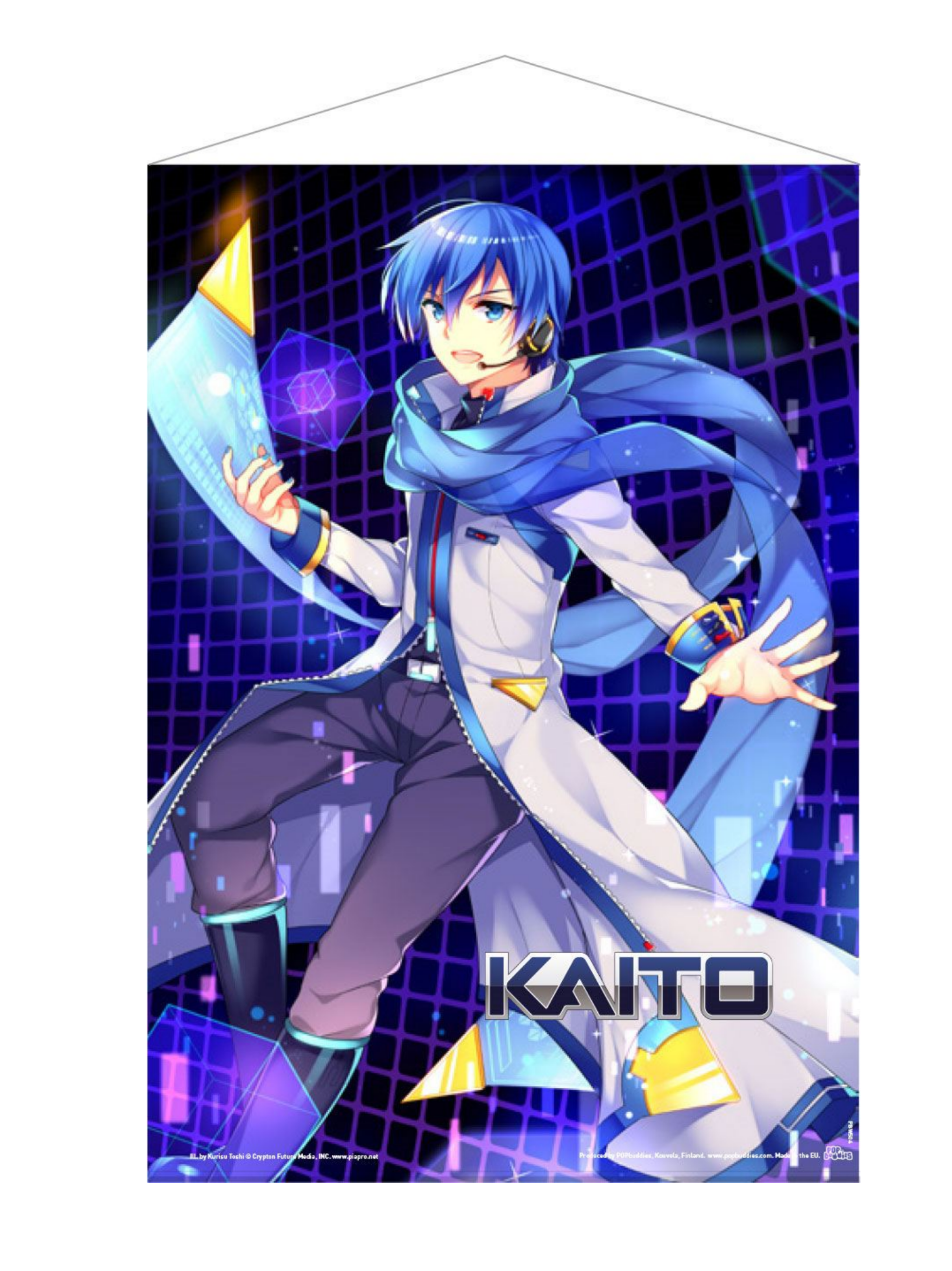 Vocaloid Wandrolle Cool Kaito 50 x 70 cm