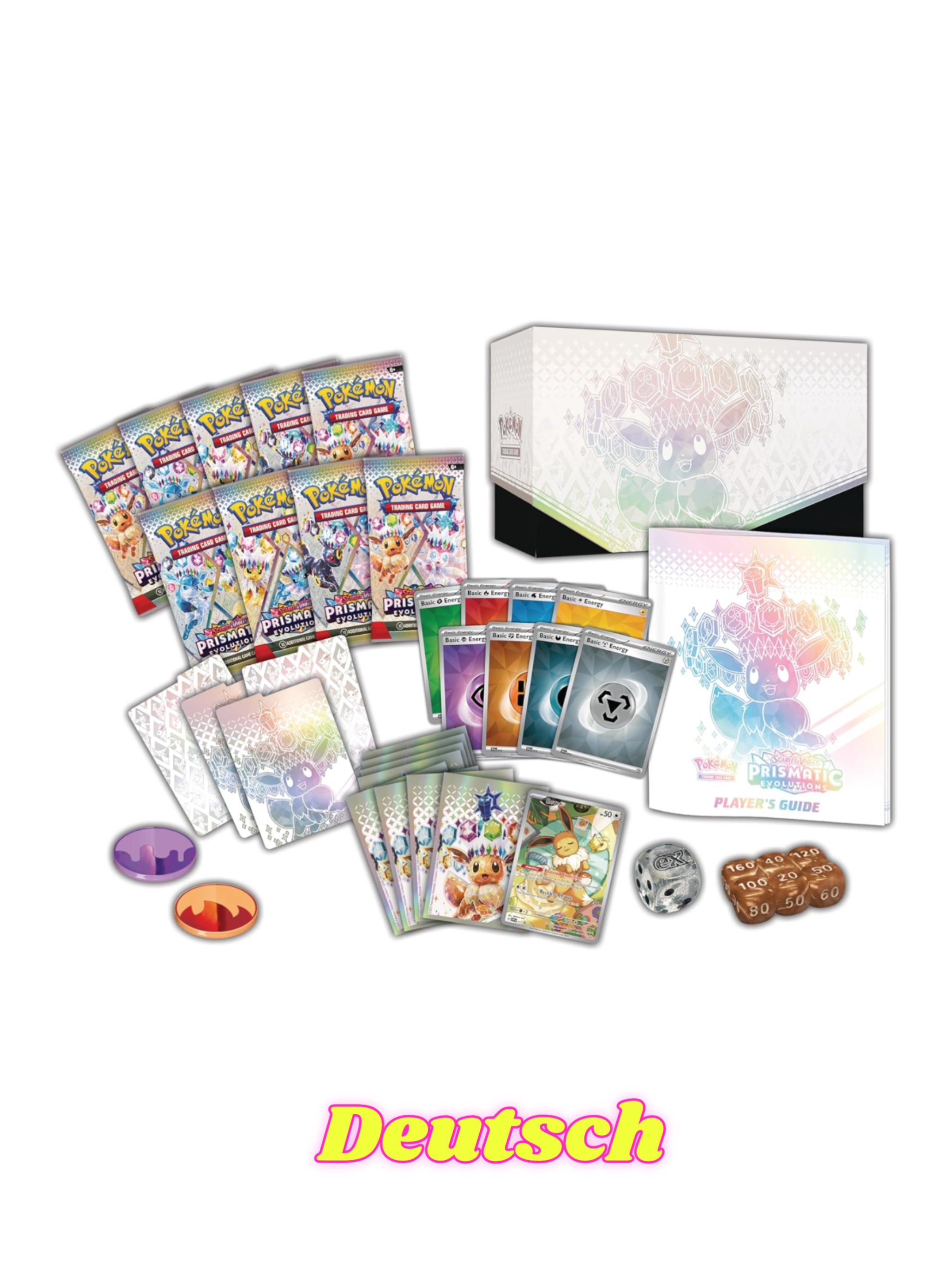 Pokemon Prismatische Entwicklungen Trainer Box- Deutsch NEU & OVP