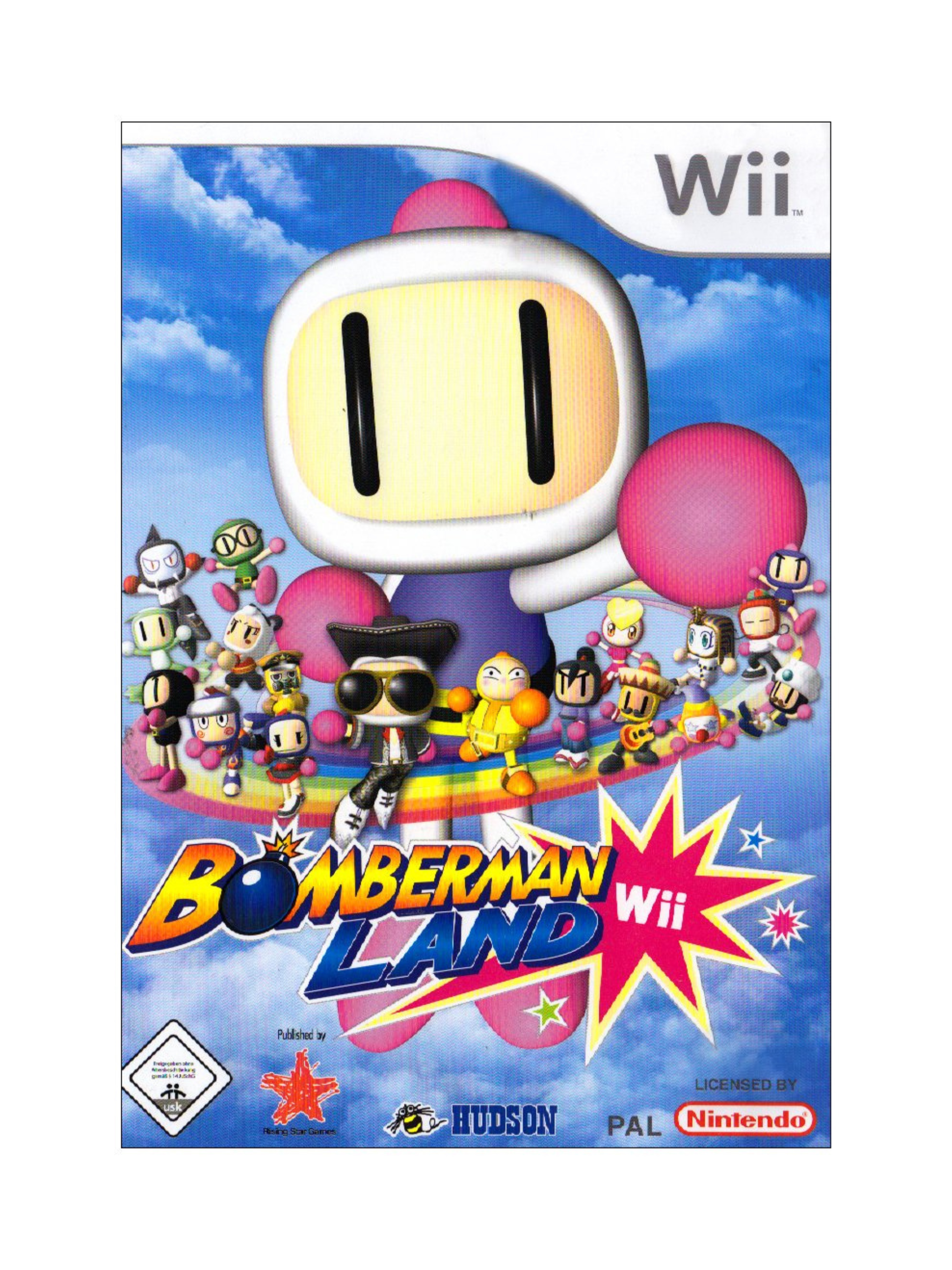 Bomberman Land Nintendo Wii Software Pyramide Spiel komplett gebraucht