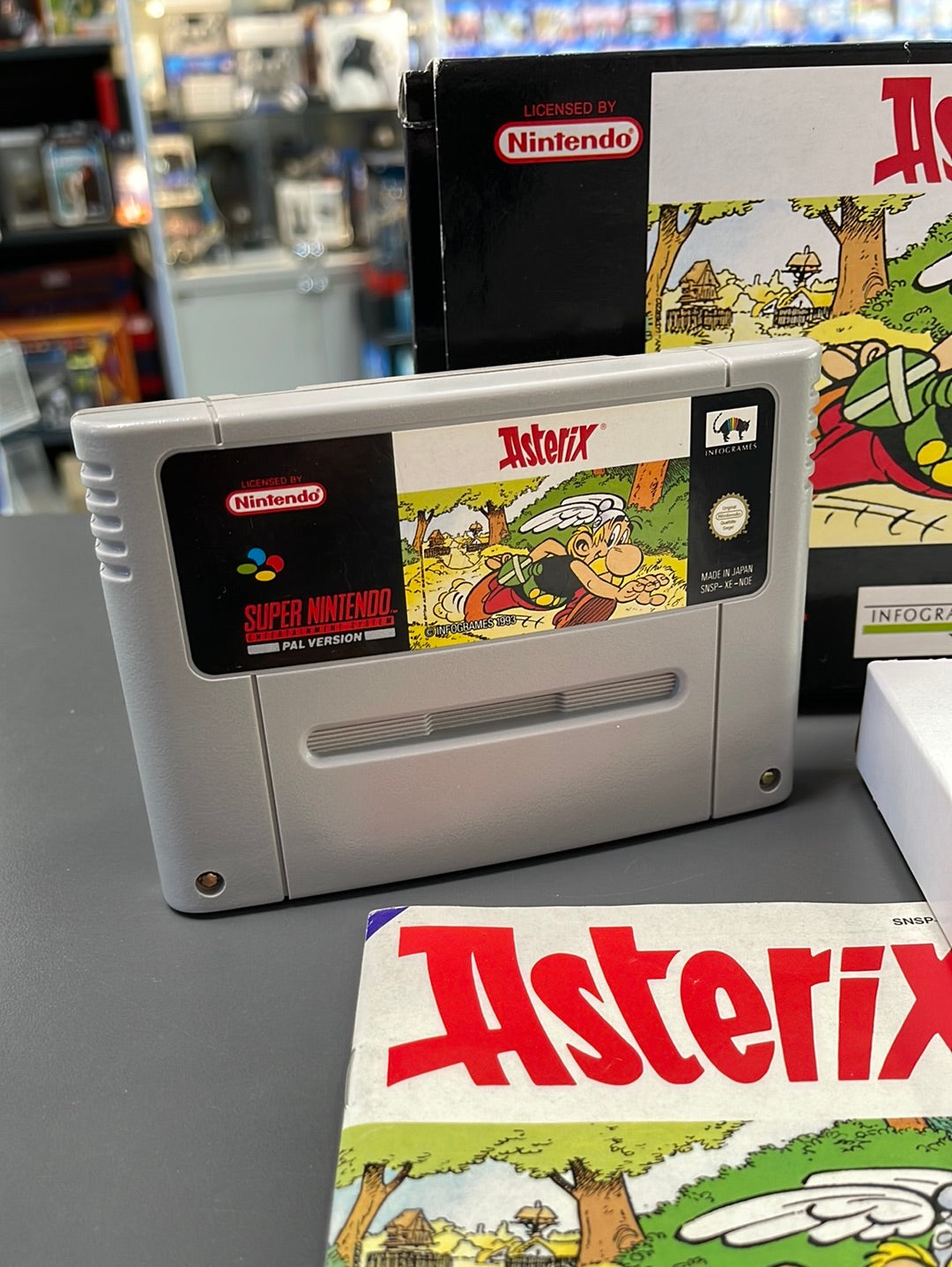 Asterix Super Nintendo komplett