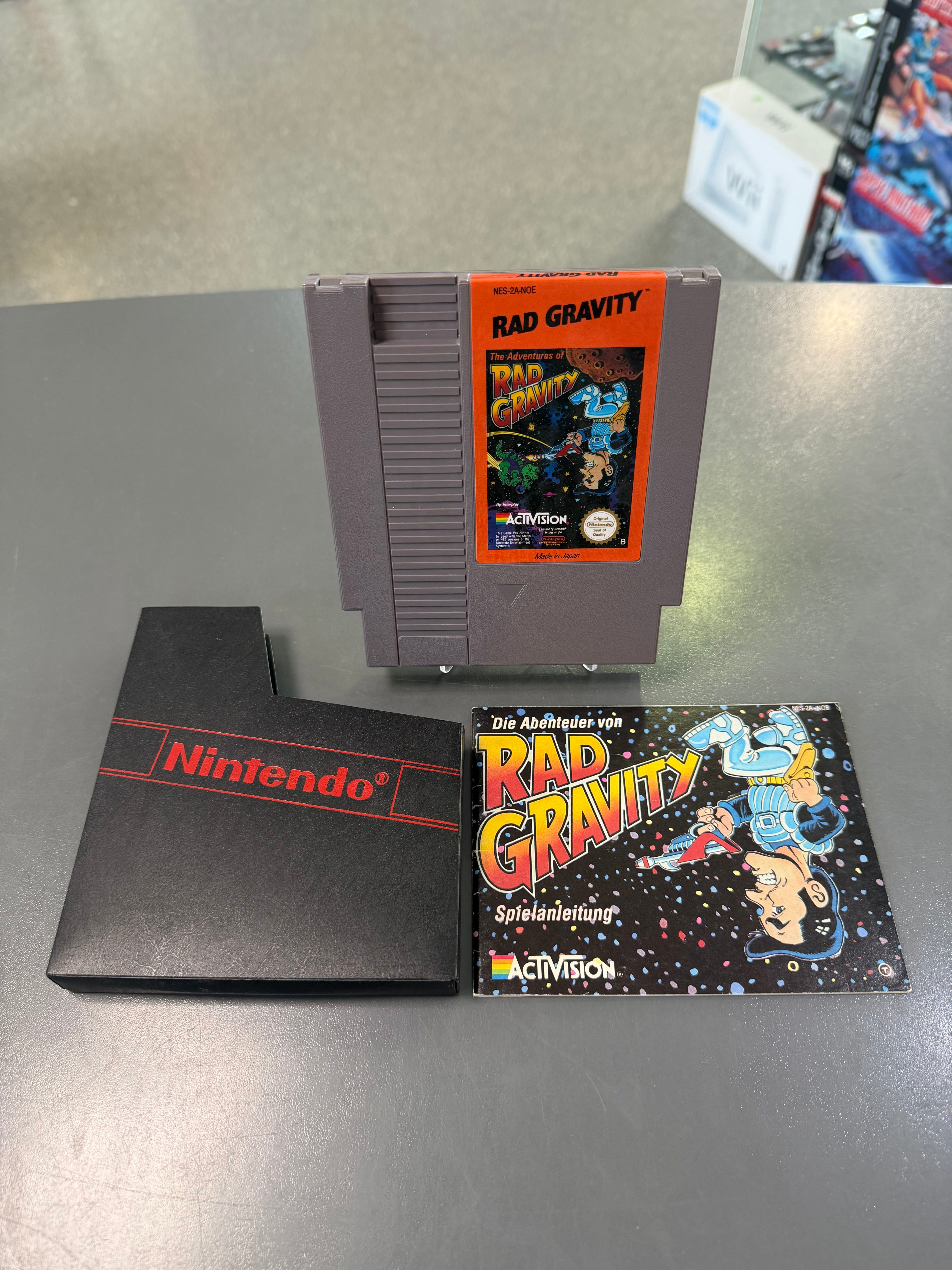 Rad Gravity – NES mit Schuber und Anleitung *gebraucht