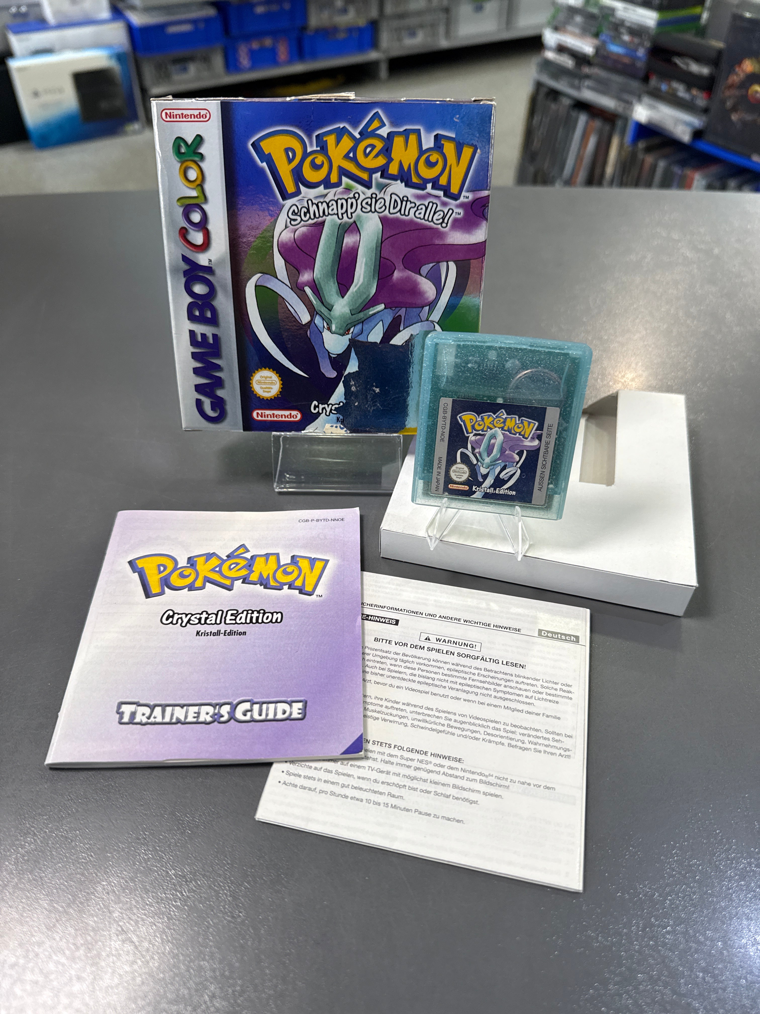 Pokémon: Crystal Edition (Nintendo Game Boy Color, 2001) gebraucht