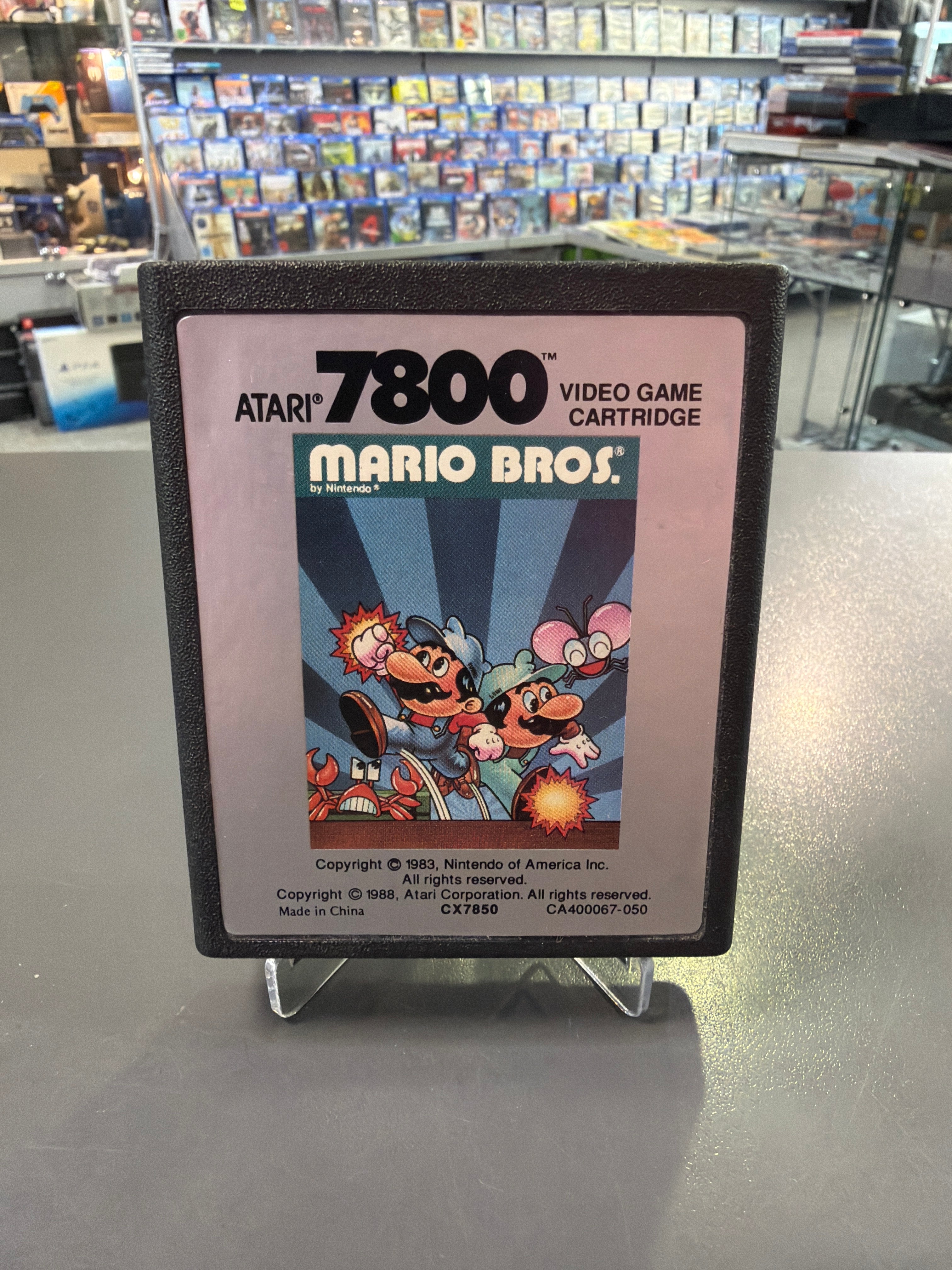 Atari 7800 Mario Bros. Video Game Cartridge *Modul