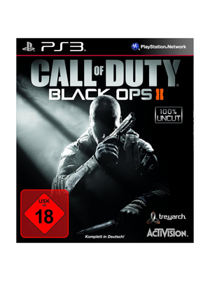 „Call of Duty: Black Ops II für PS3 zeigt einen Ego-Shooter mit futuristischen und modernen Kriegsszenarien, Story-Kampagne, taktischen Missionen und intensiven Multiplayer-Schlachten.“