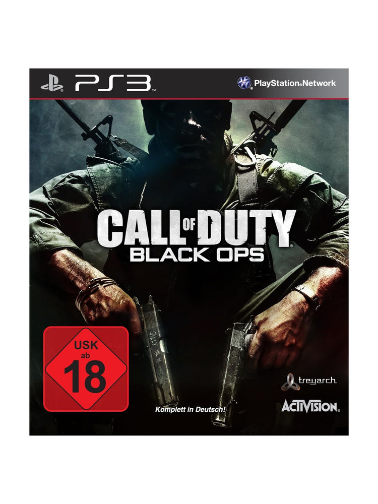 „Call of Duty: Black Ops für PS3 zeigt einen realistischen Ego-Shooter mit Kampagnenmissionen im Kalten Krieg, taktischen Gefechten, Waffen-Action und Multiplayer-Schlachten.“