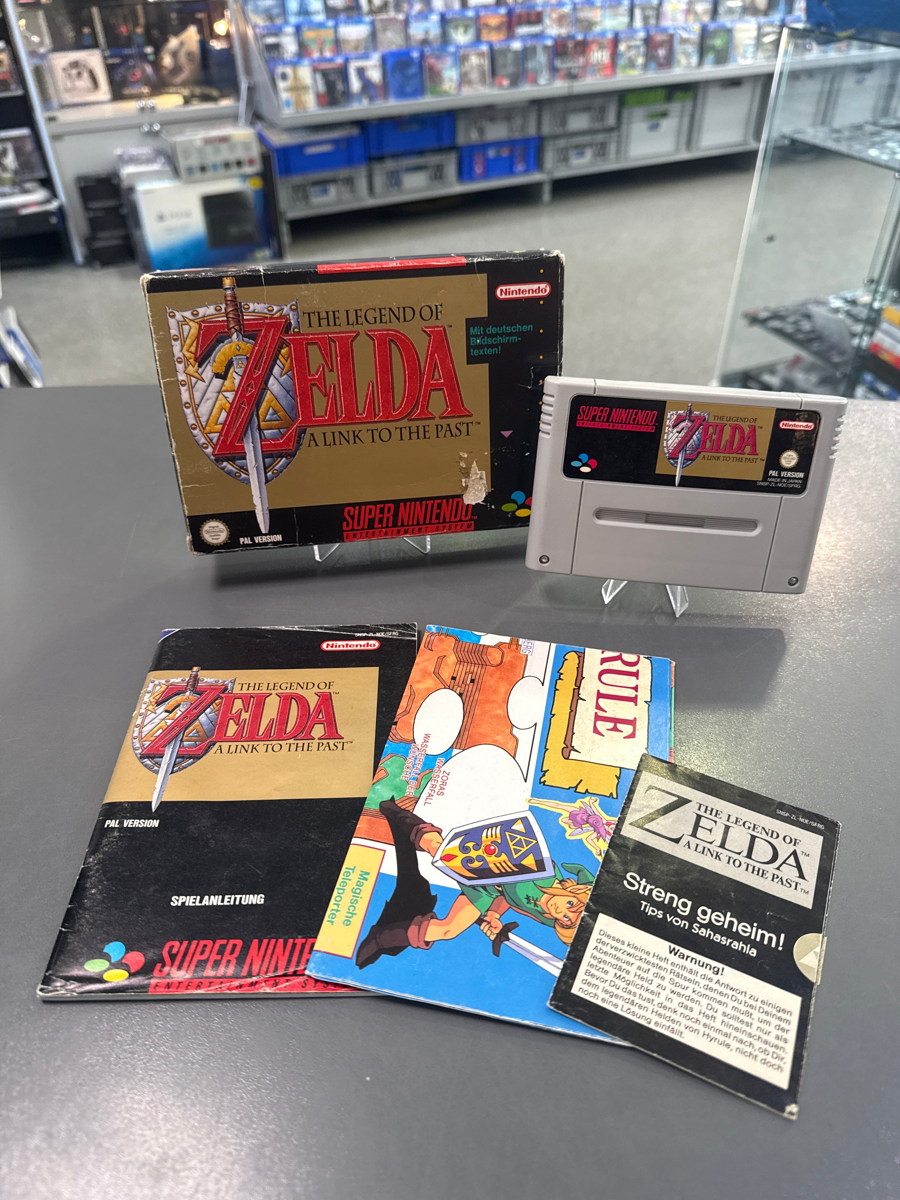 The Legend of Zelda: A Link to the Past Super Nintendo,SNES OVP *gebraucht