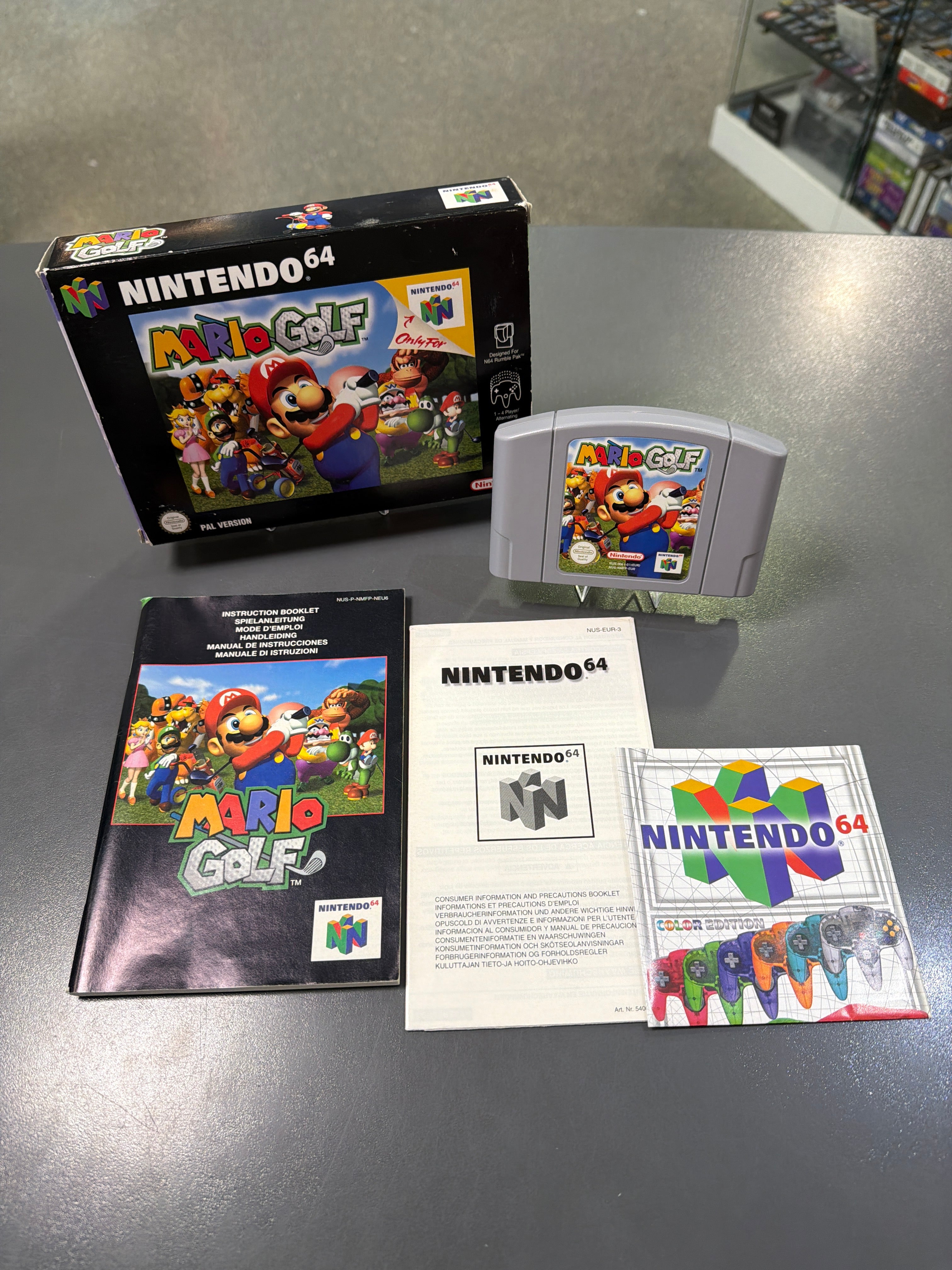 Mario Golf Nintendo 64 OVP *gebraucht