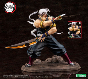 Demon Slayer Kimetsu no Yaiba ARTFXJ Statue 1/8 Tengen Uzui Bonus Edition 23 cm – detailreiche Anime Sammlerstatue mit Tengen Uzui, Sound-Hashira-Design und Sammlerwert