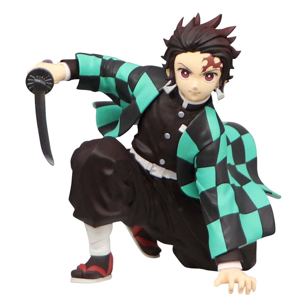 Demon Slayer Kimetsu no Yaiba Noodle Stopper PVC Statue Kamado Tanjiro 13 cm – detailreiche Anime Sammelfigur mit Tanjiro, PVC-Design, Noodle-Stopper-Pose und Sammlerwert
