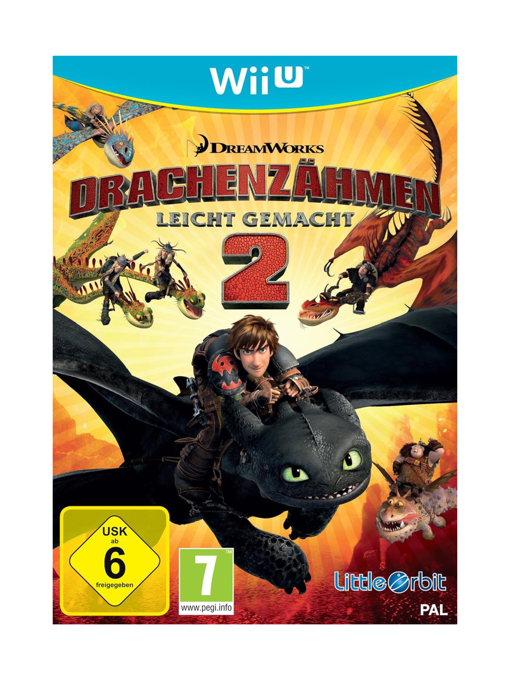 Drachenzähmen leicht gemacht 2 für Nintendo Wii U gebraucht. Erlebe ein spannendes Abenteuer mit Hicks, Ohnezahn und vielen Drachen in einem familienfreundlichen Action-Spiel.