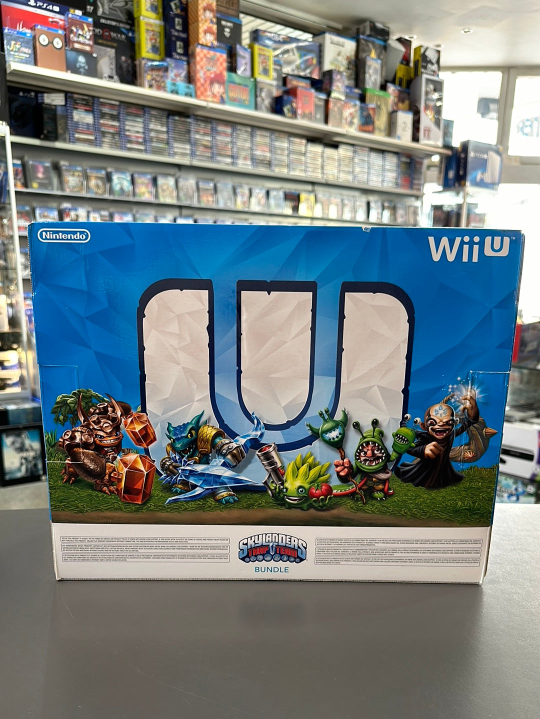 Nintendo Wii U inkl. Skylanders Trap Team Bundle weiss 8GB