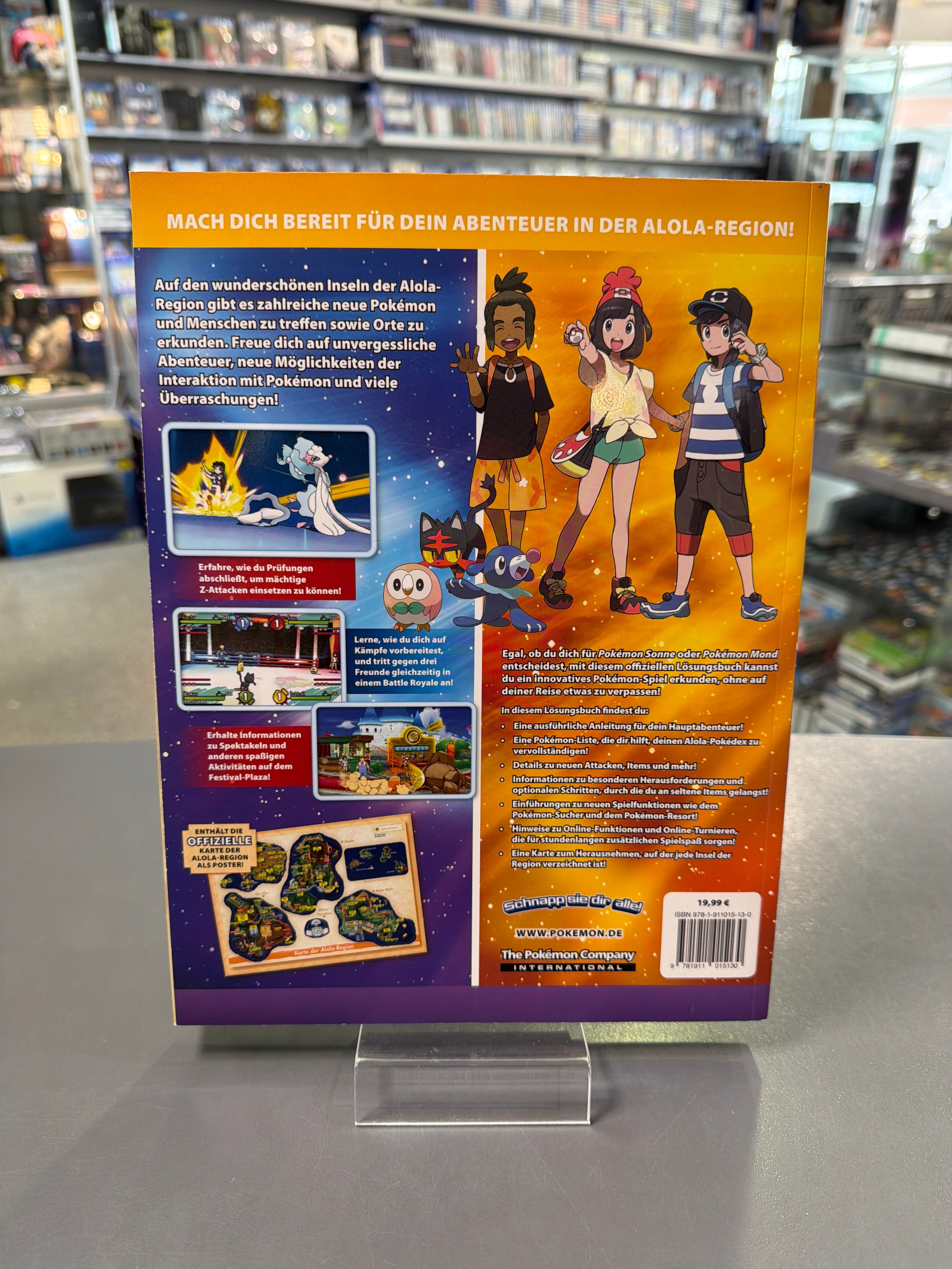 Pokemon Sonne und Mond Lösungsbuch *gebraucht